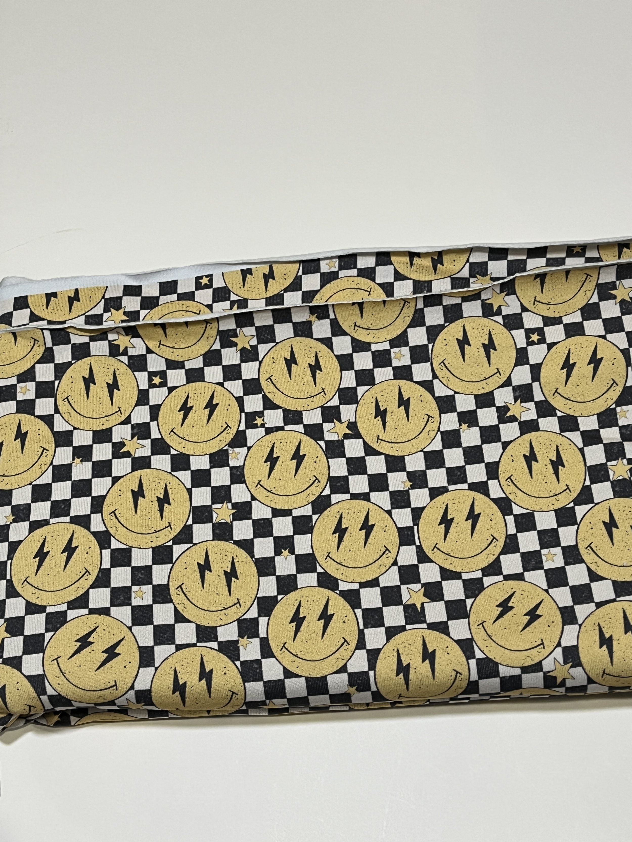 Happy Face MD Scale Brushed Cotton French Terry