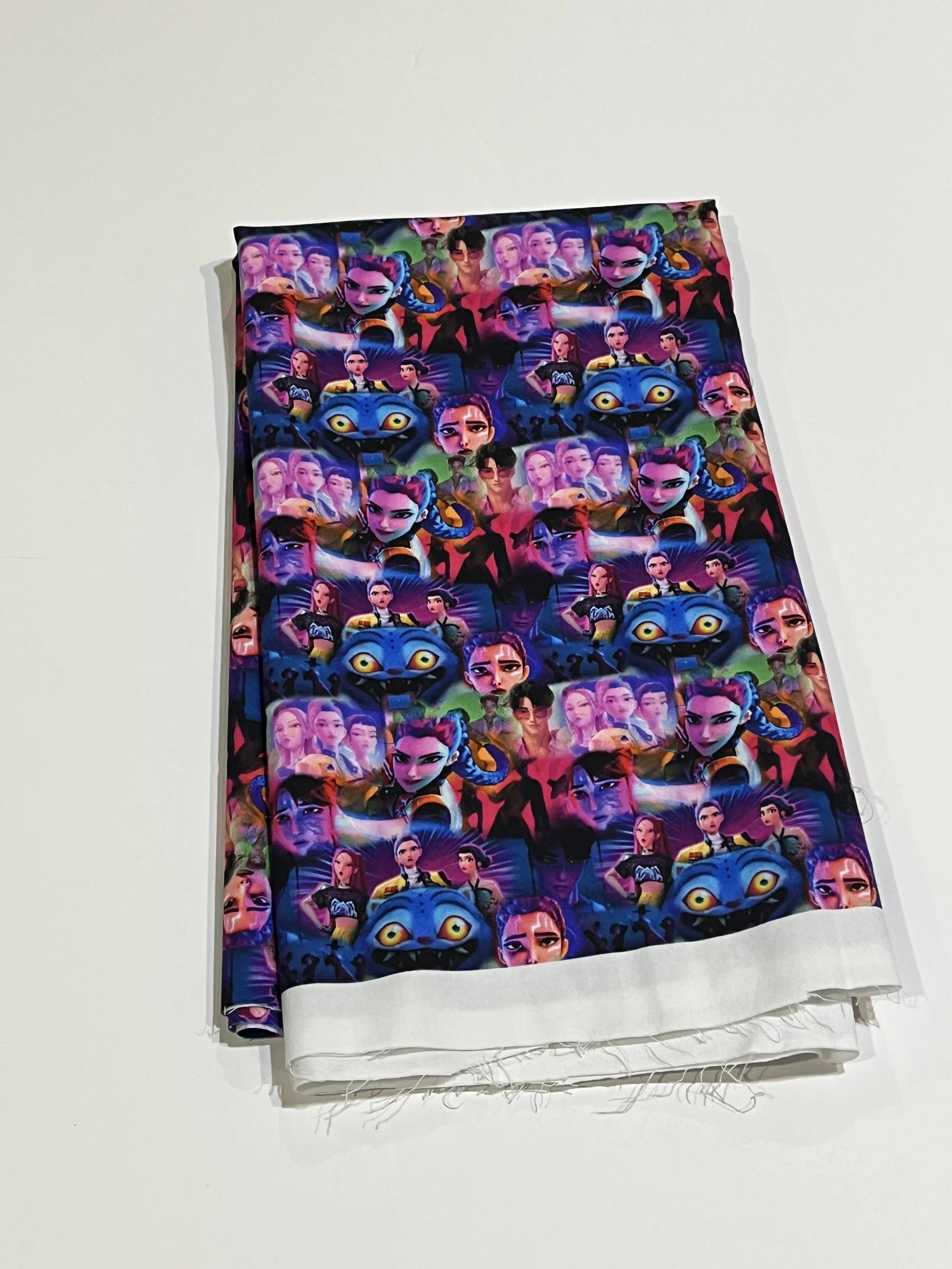 0.6m Kpop Mashup MD Scale Stretch Cotton Woven