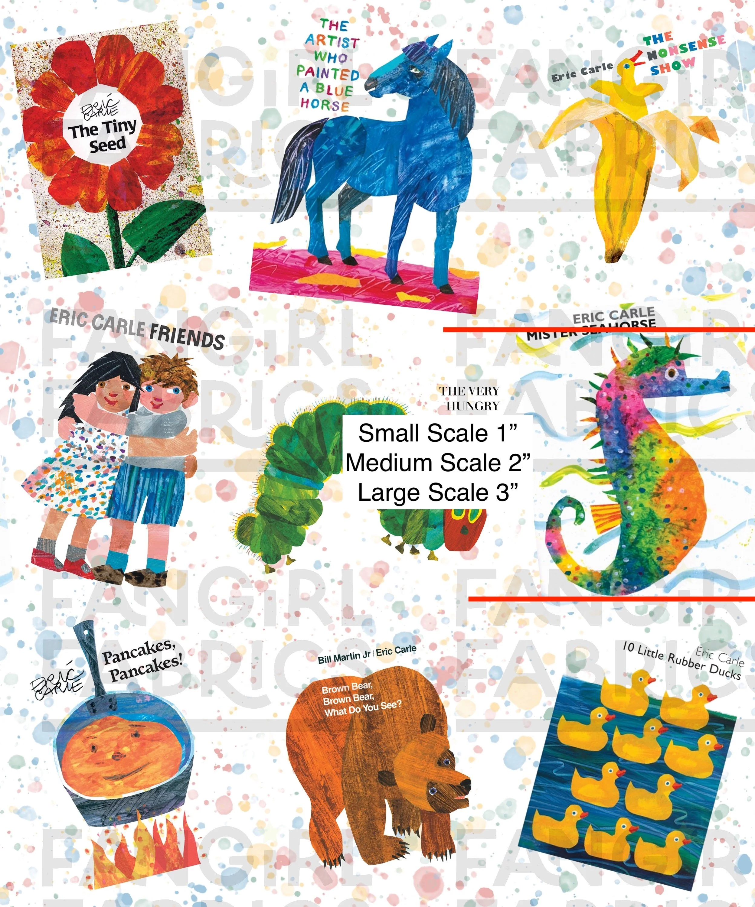 PREORDER Eric Carle (2 colours) - Fangirl Fabrics