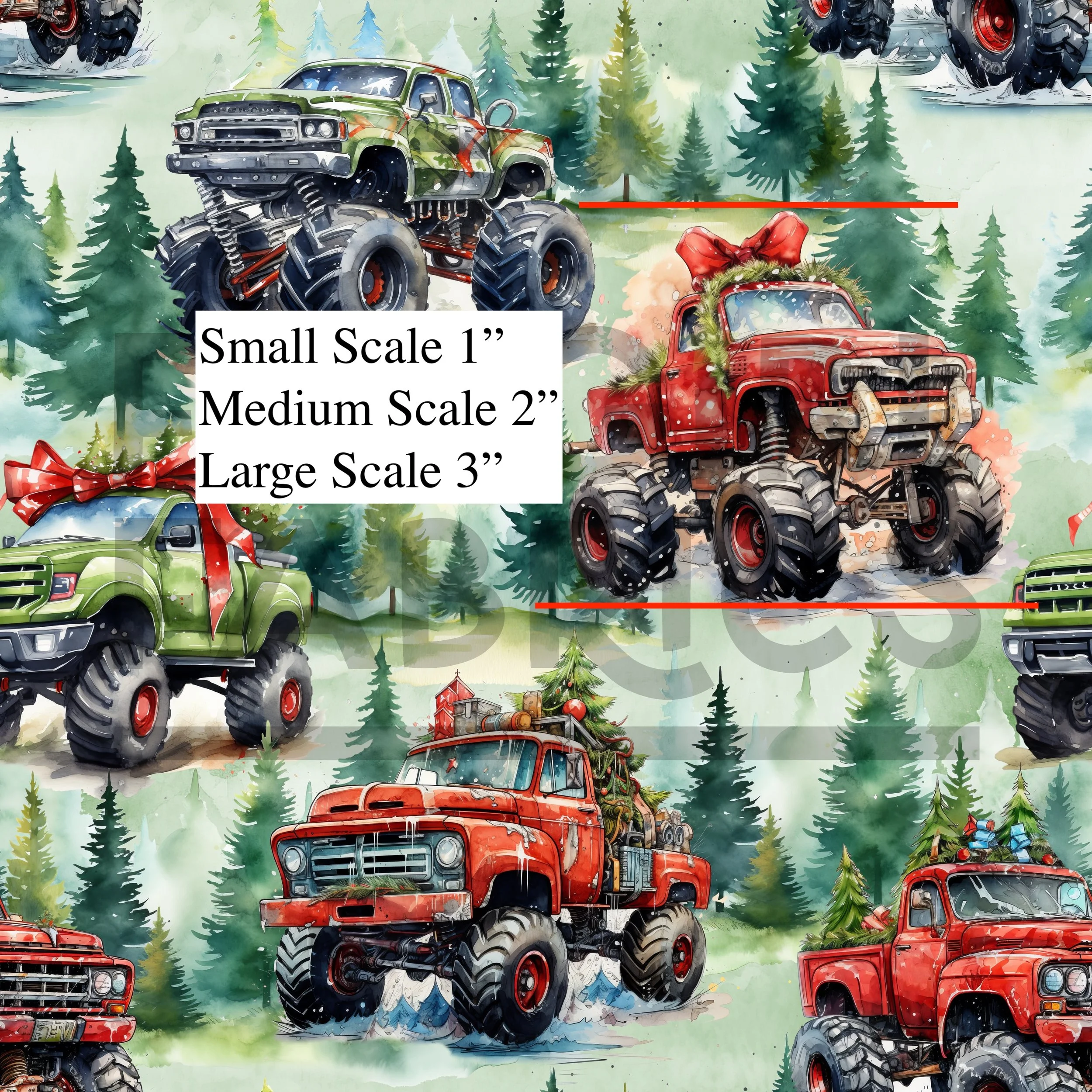 Christmas Monster Trucks by YAY ART Shoppe w copy.jpg