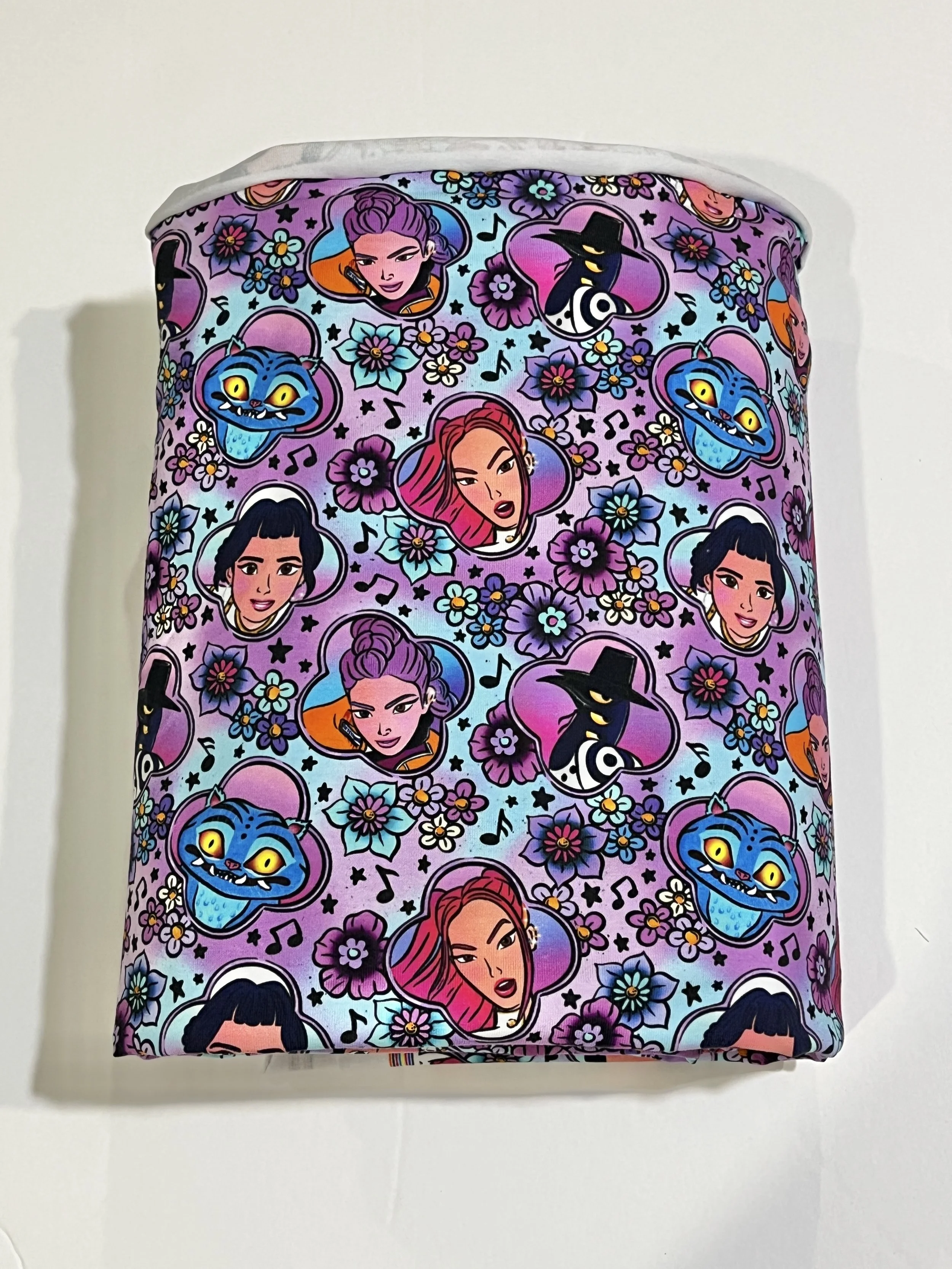 Huntrix Purple MD Scale Cotton Spandex