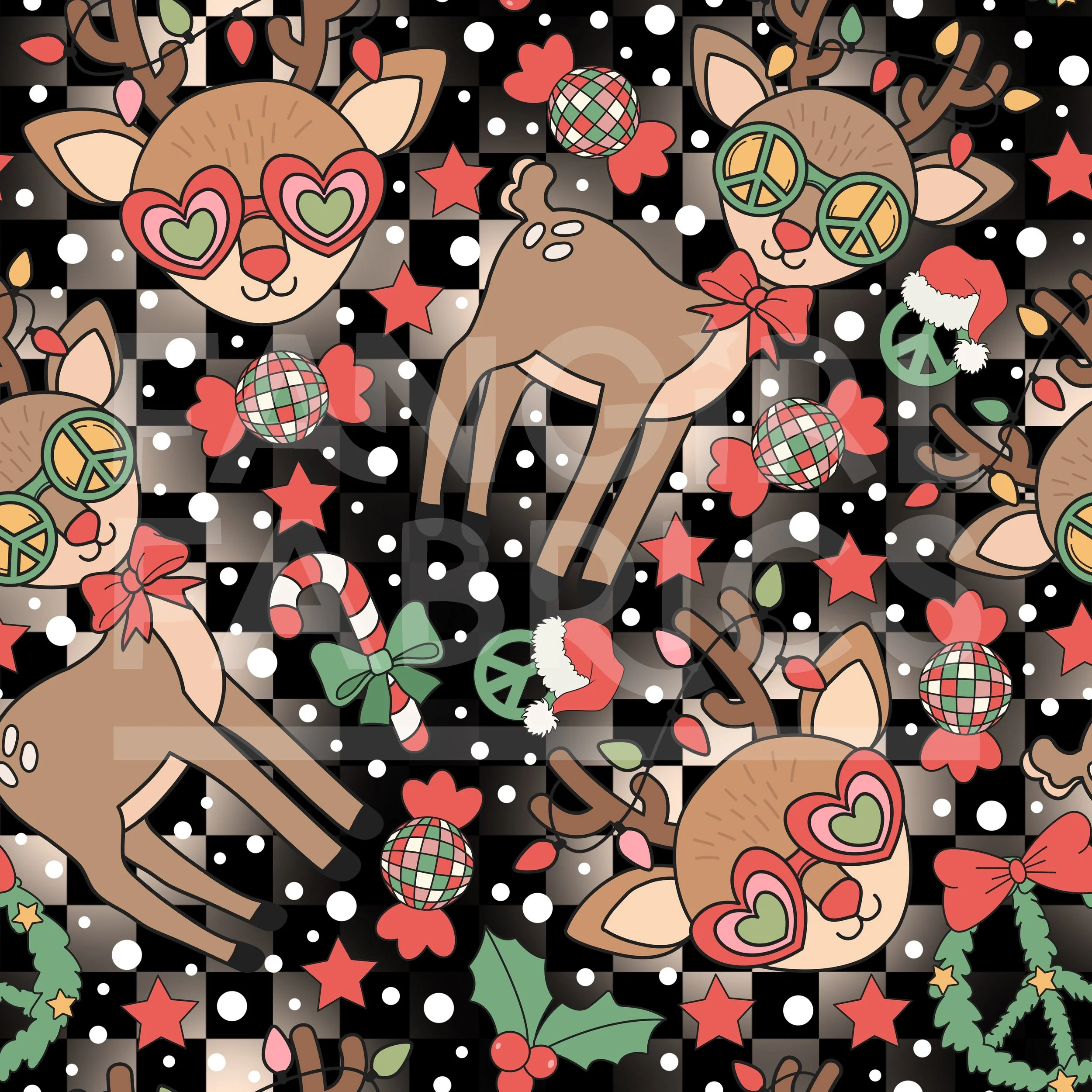 Groovy Deer 2 by tiny space craft shop w.jpg