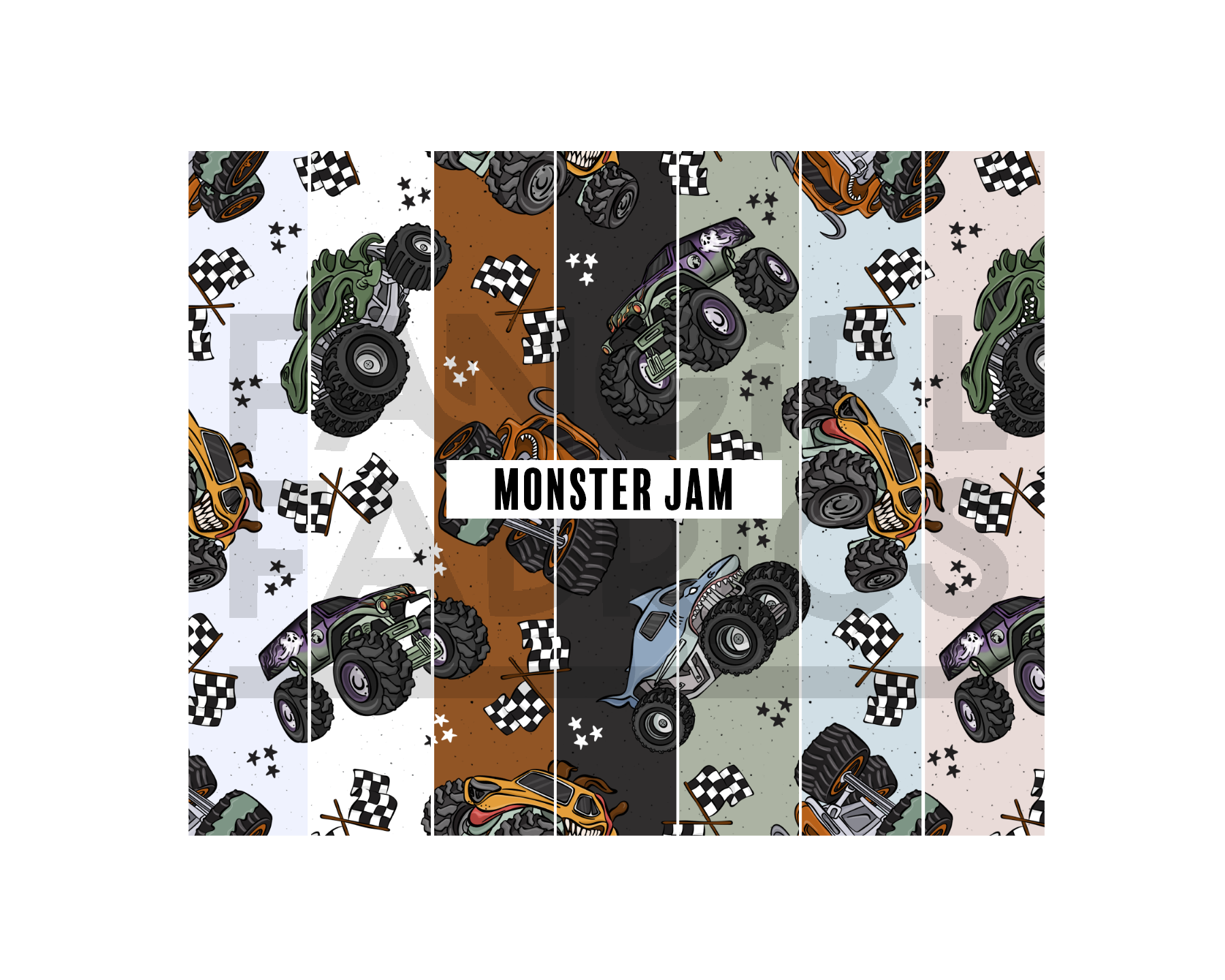 PREORDER Monster Jam (8 colours) - Creative Prints DS