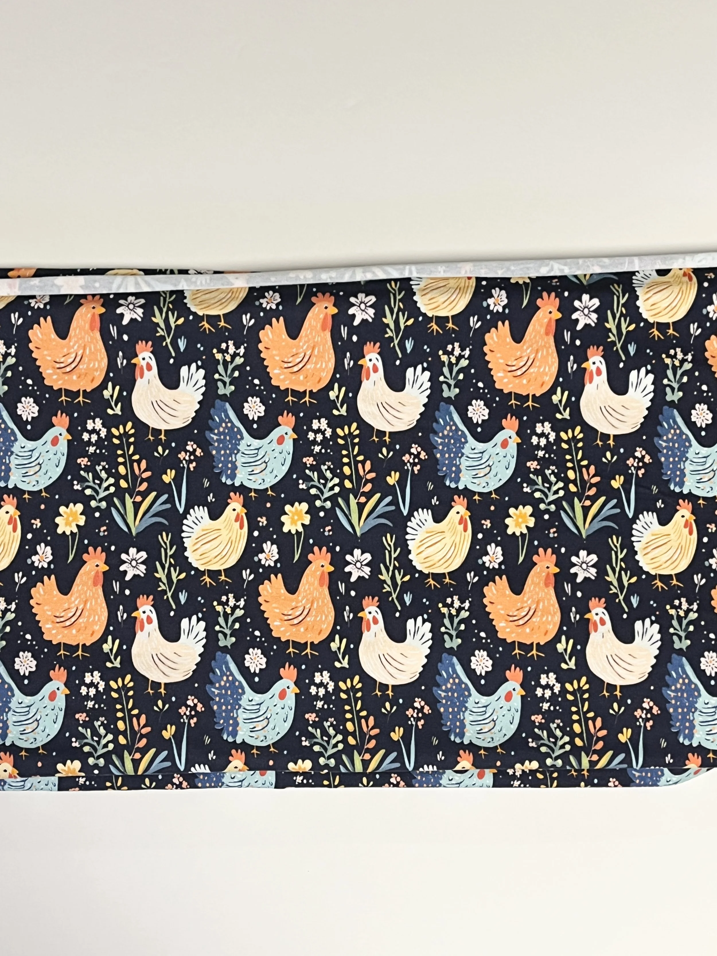 Floral Chickens 2.4" Scale Bamboo Cotton Lycra