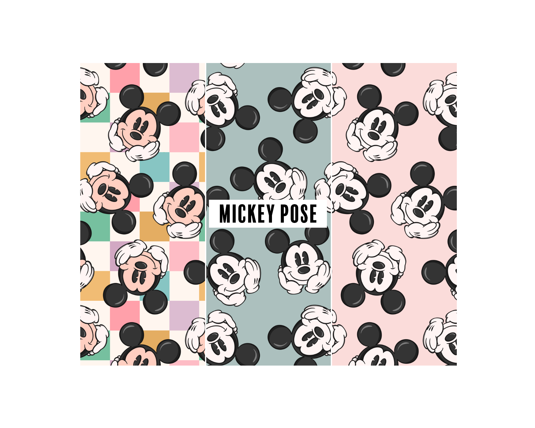 PREORDER Mickey Pose (3 colours) - Creative Prints DS