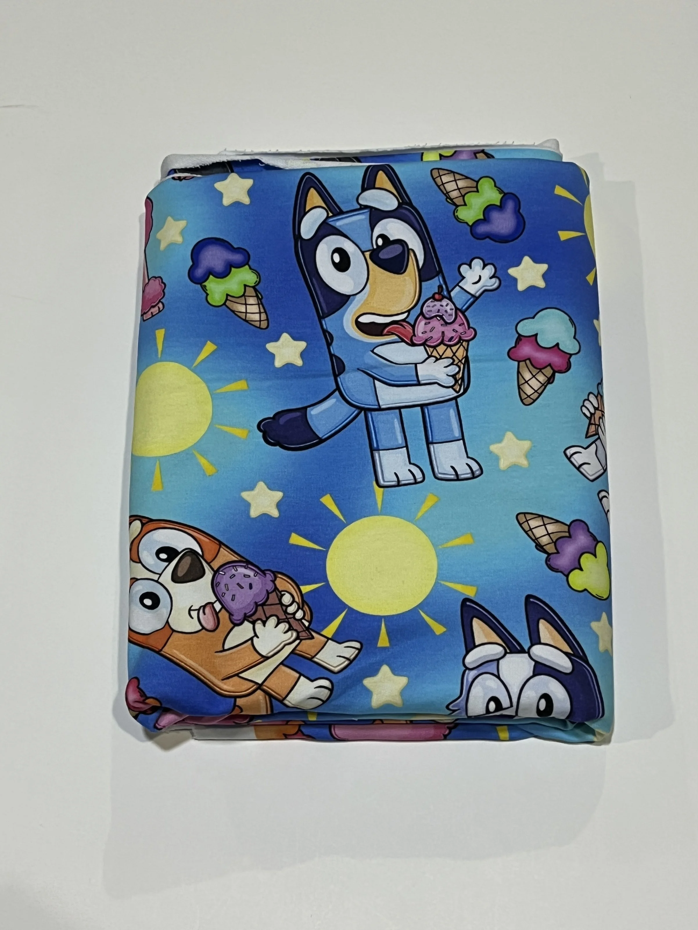 Ice Cream Dog 6" Scale Cotton French Terry