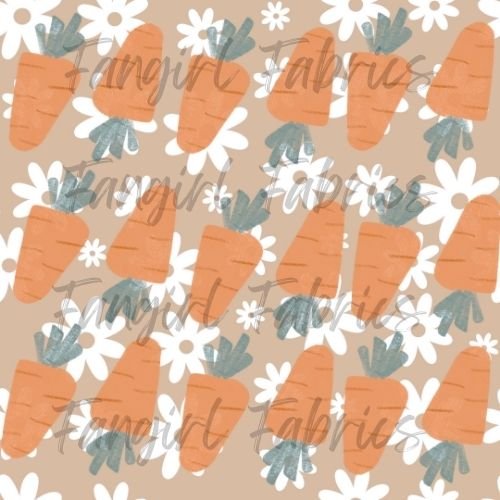 daisy carrots tan by bloom patterns w.jpg