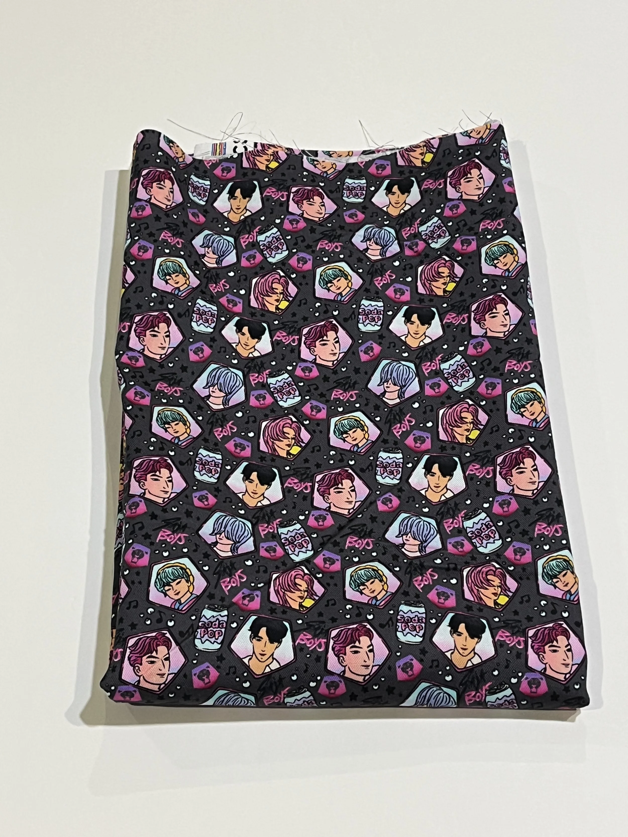 Saja Boys Grey SM Scale Cotton Woven