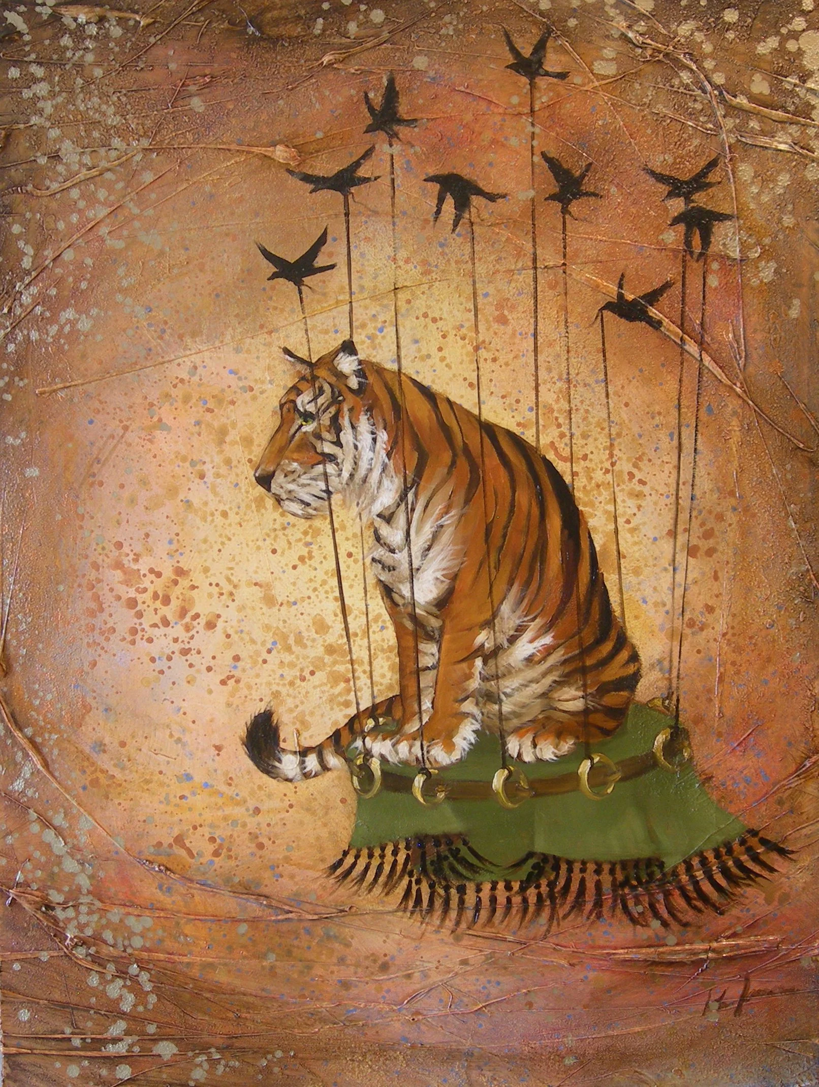 Trapped in a Cage or Free as a Bird, SOLD
