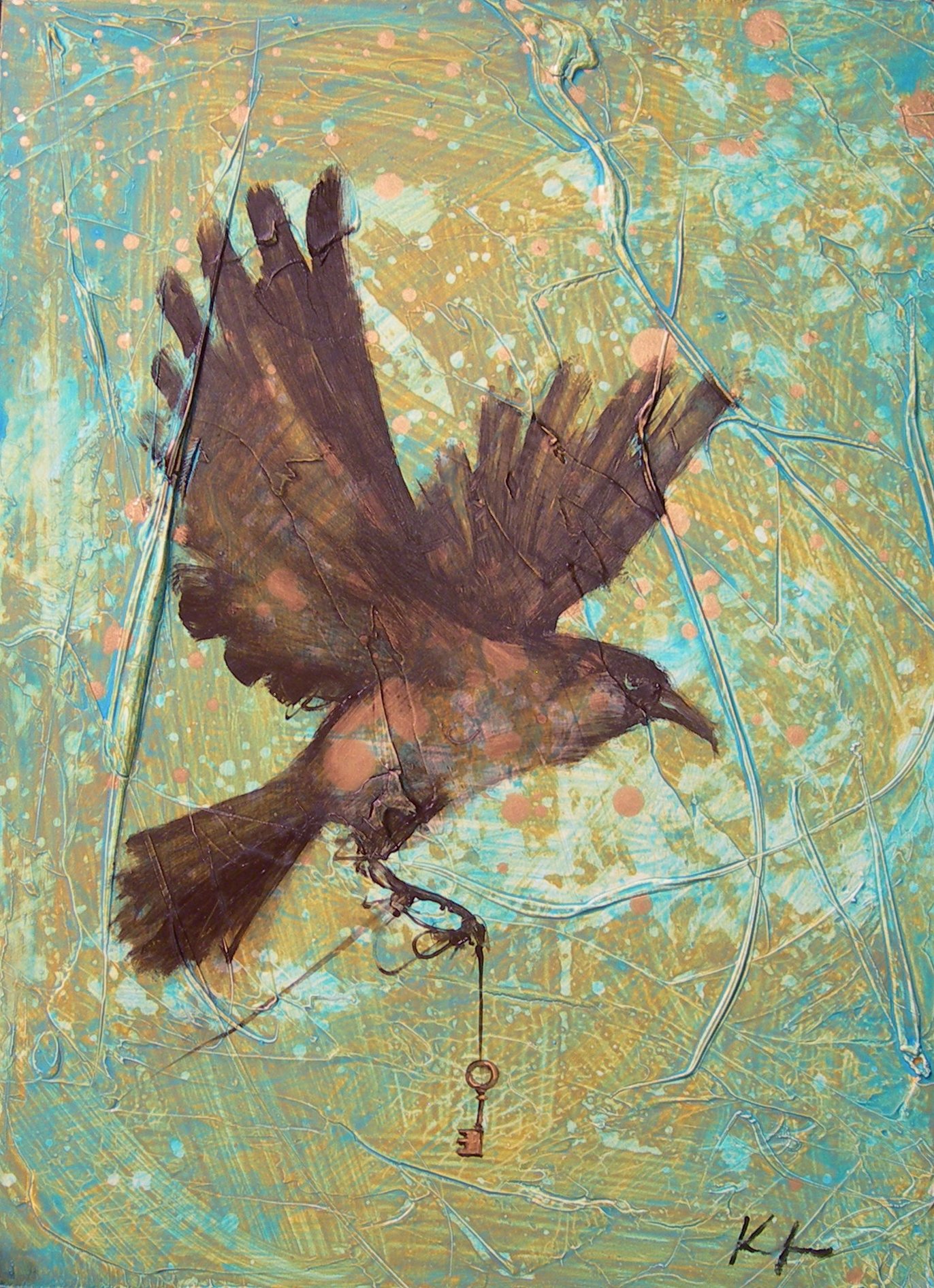 Black Bird in Green.jpg