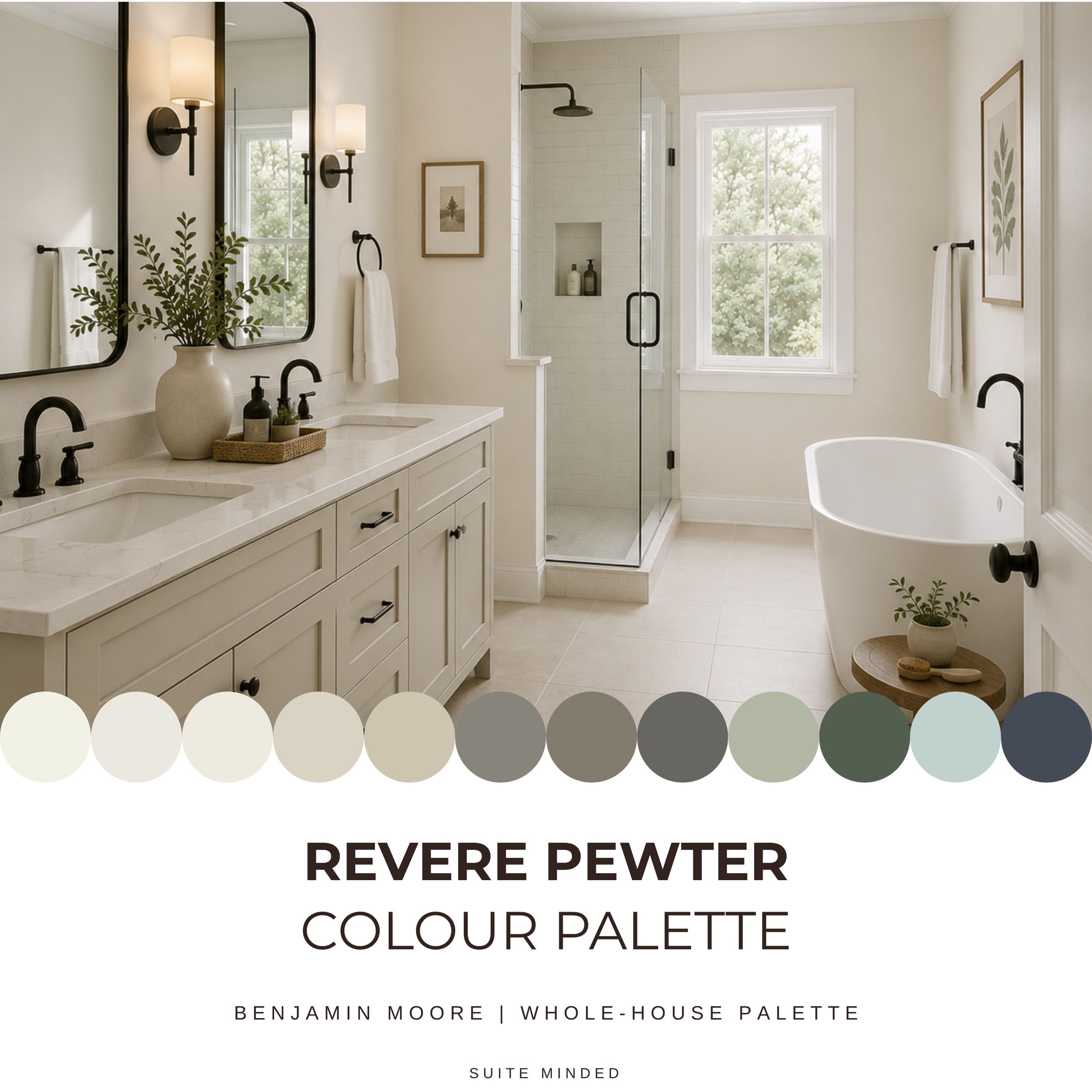 Revere Pewter Colour Palette