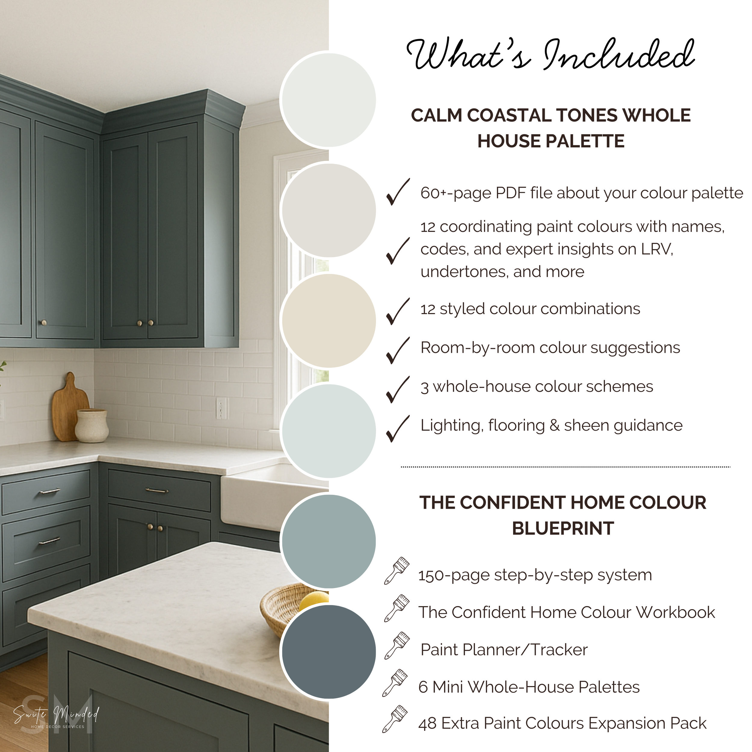 Sherwin-Williams Coastal Home Palette + Blueprint Bundle