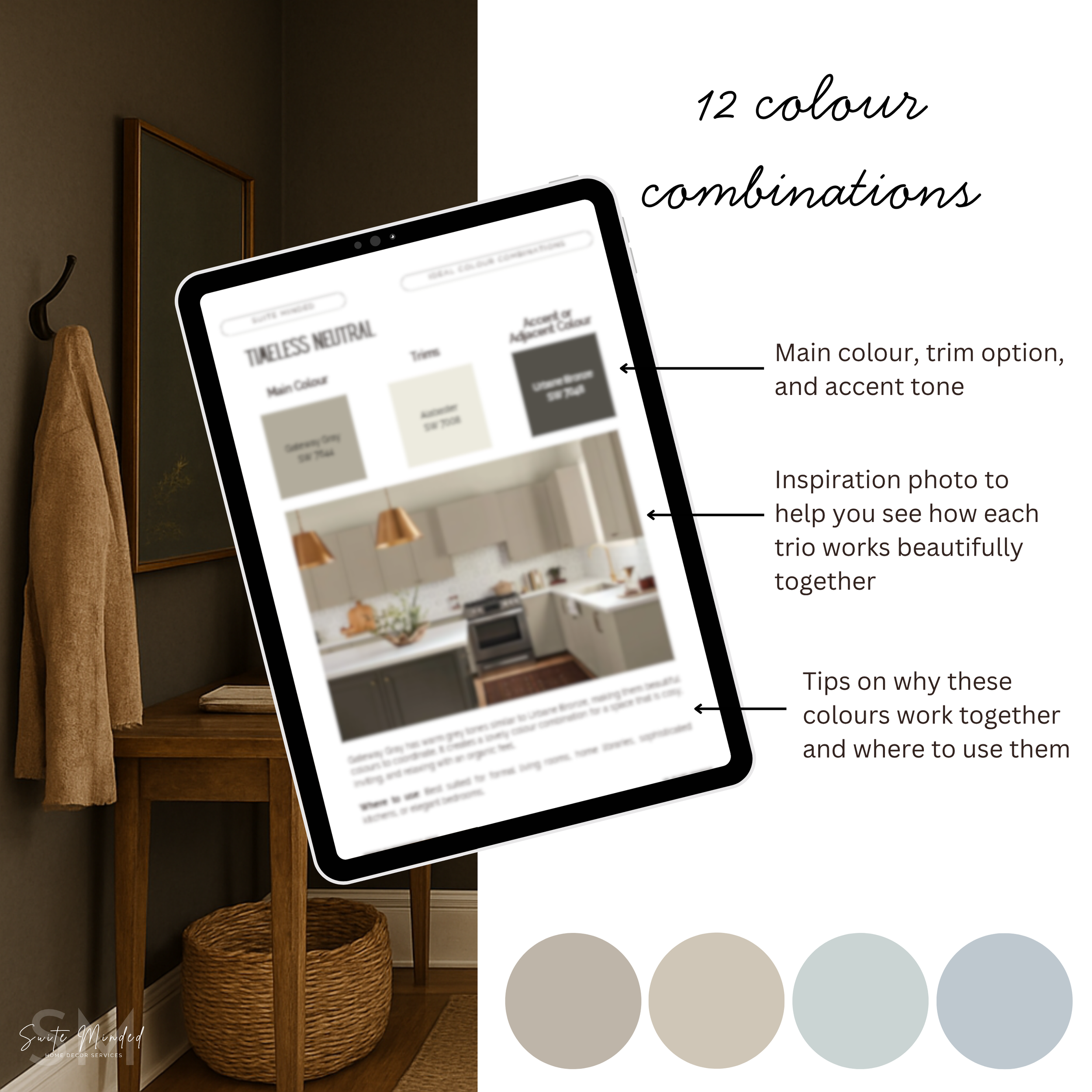 Urbane Bronze Sherwin Williams 12 Coordinating Paint Colours - Whole House Colour Palette
