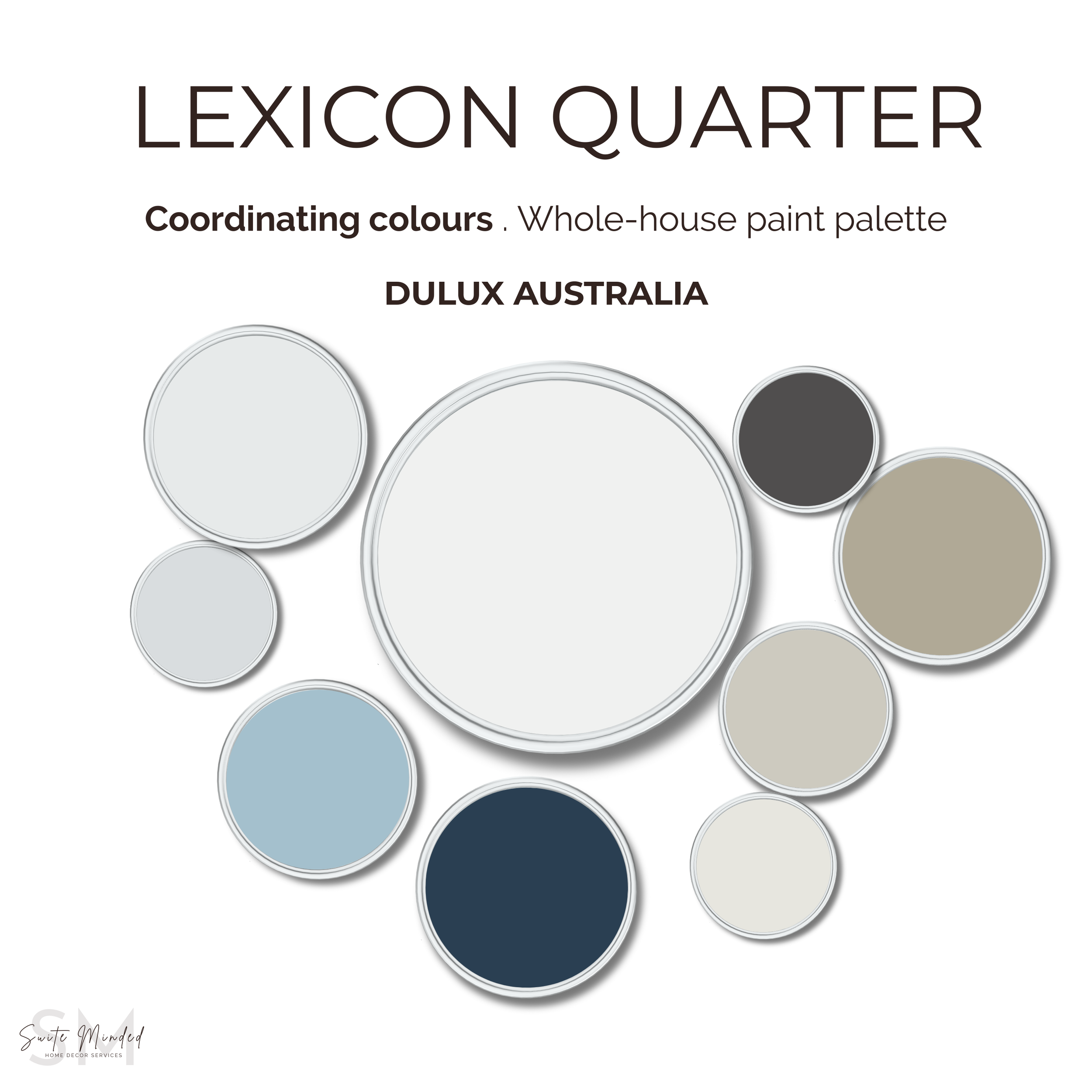 Lexicon Quarter Dulux Australia Whole House Colour Palette