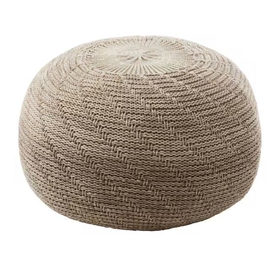 Knitted Pouffe - Ikea - $69