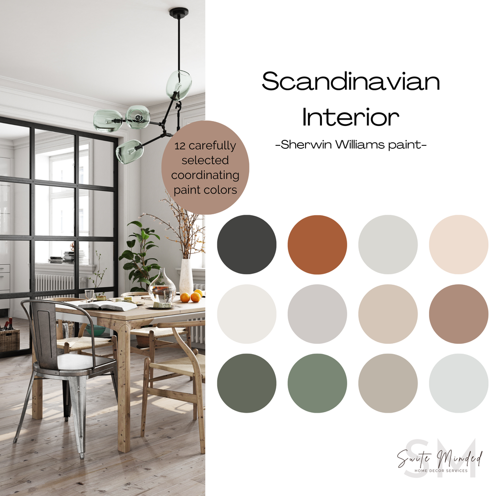 Scandinavian Interior Colour Palette