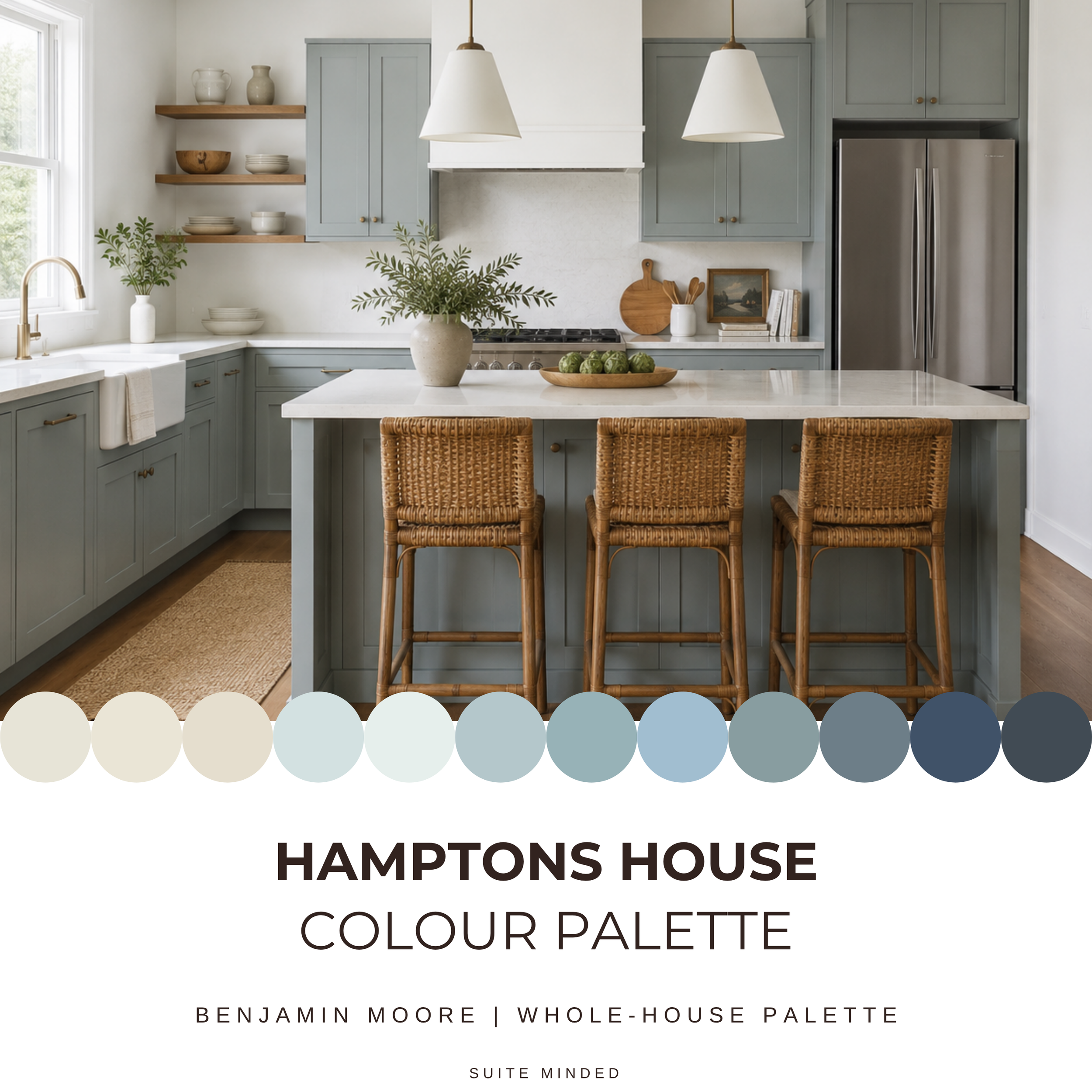 Hamptons House BM Colour Palette