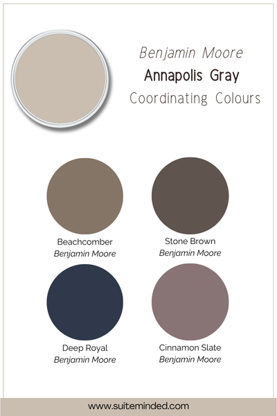 bm annapolis gray coordinating colours