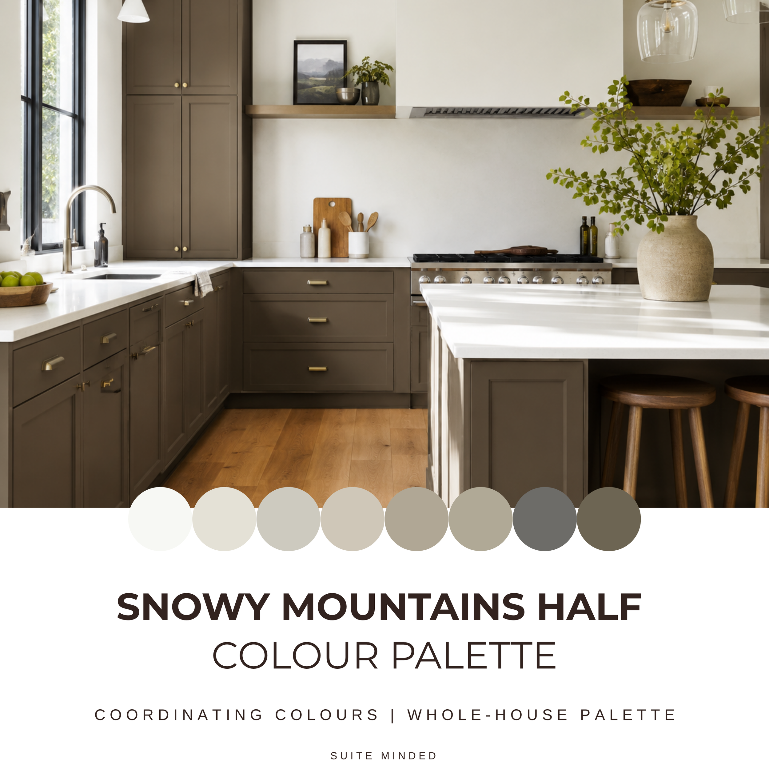Snowy Mountains Half Colour Palette