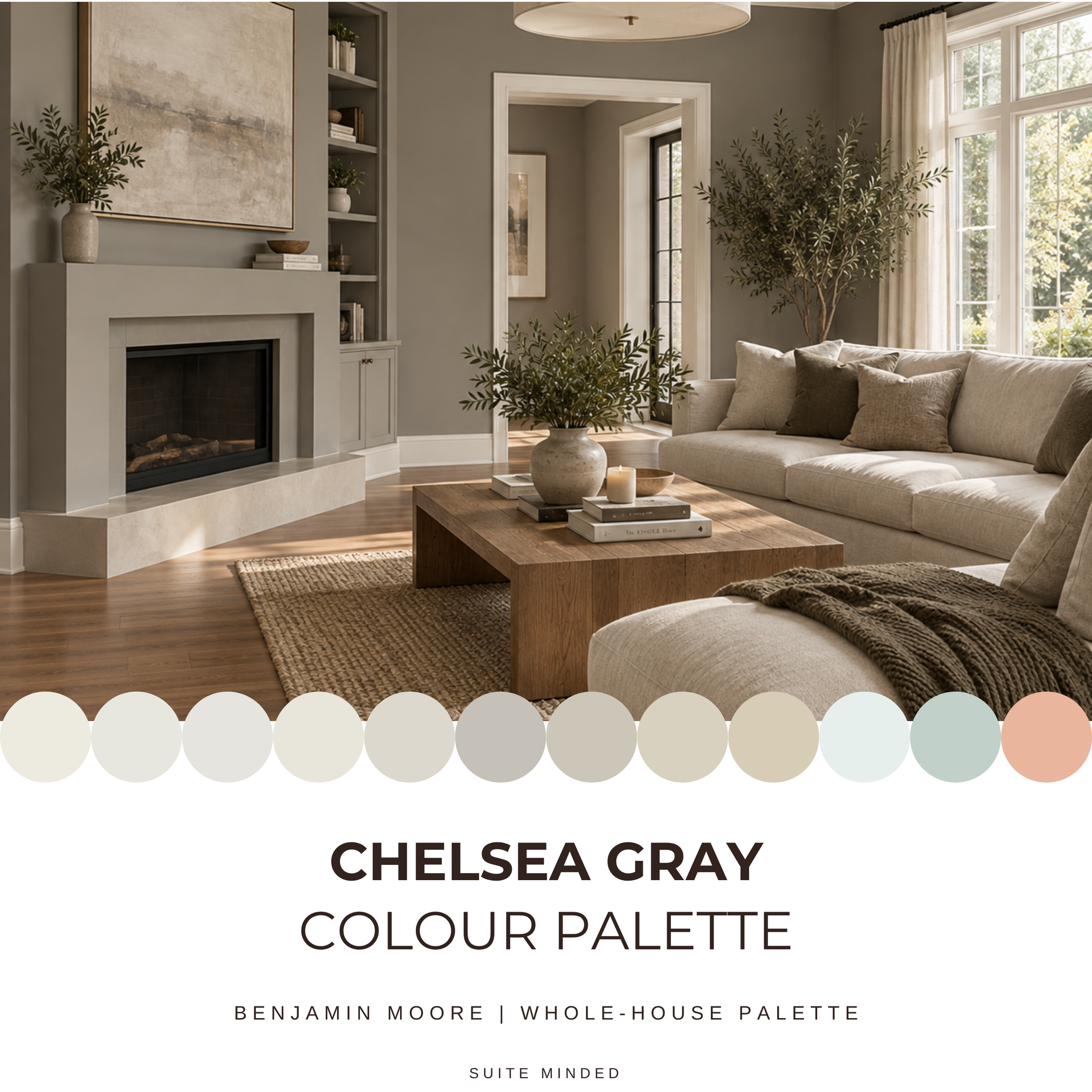 Chelsea Gray Coordinating Colours