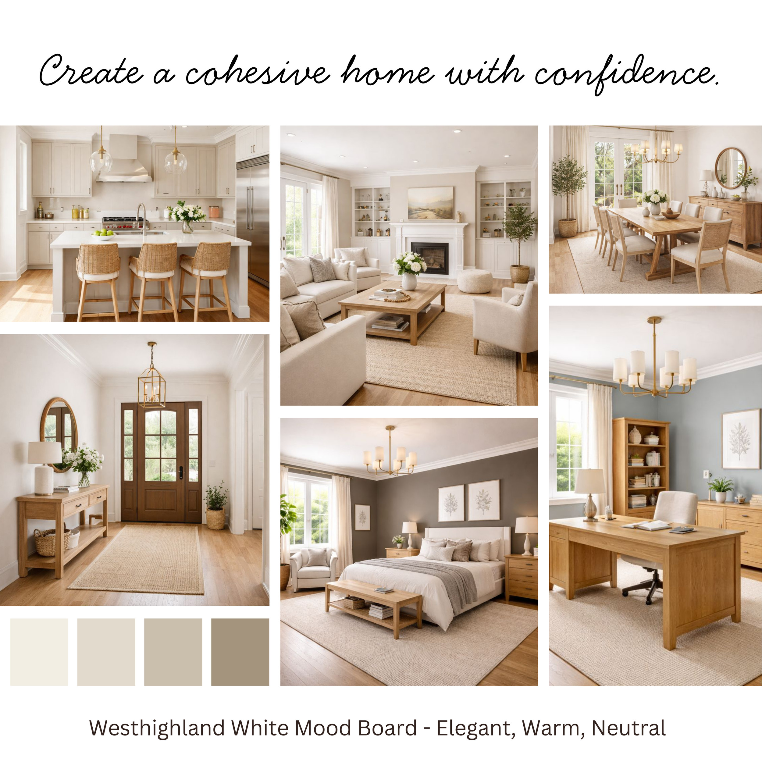 Westhighland White Whole-House Colour Palette SW 7566