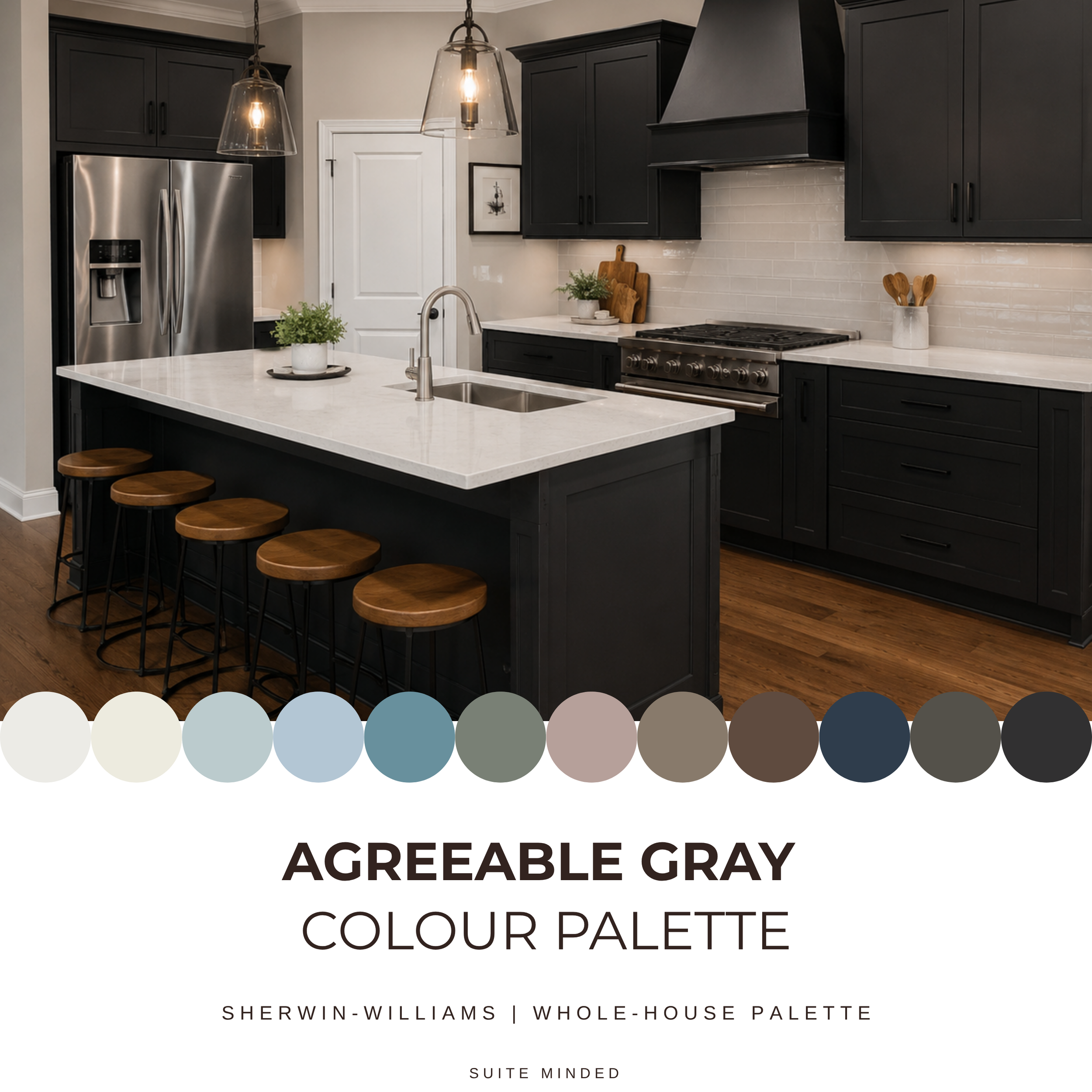 Agreeable Gray Coordinating Colours