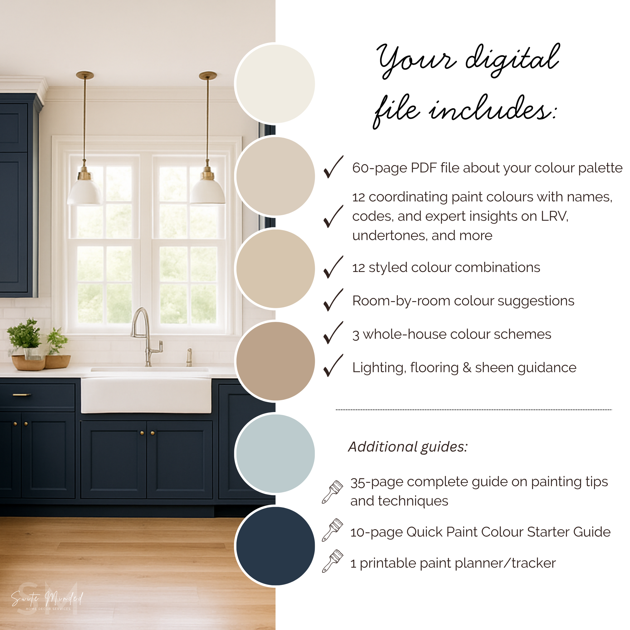 Greek Villa Sherwin-Williams - 12 Coordinating Colors - Whole House Paint Palette - Interior Paint Selection - Walls, Trim, Accent Colors