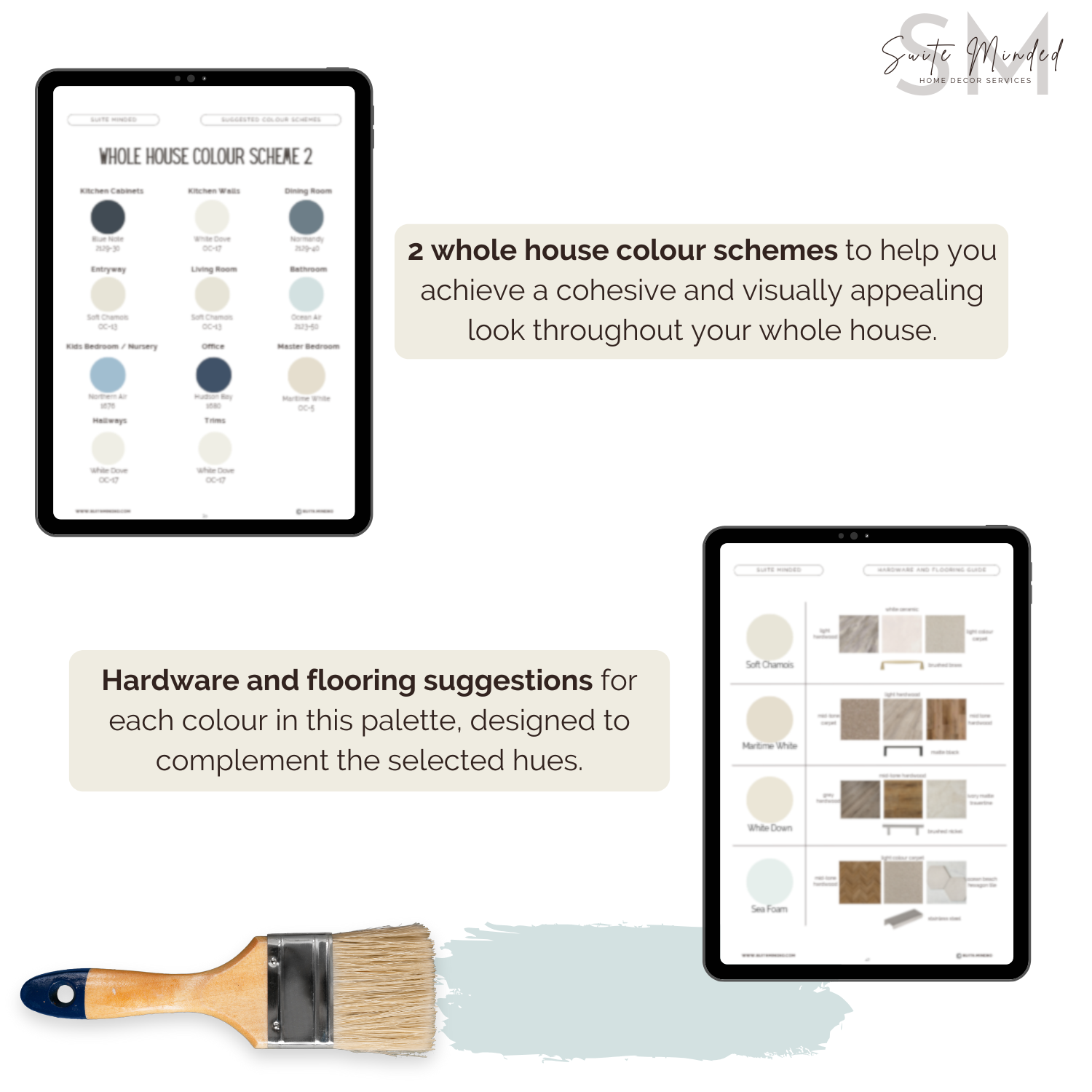 detailed and expertly designed whole house colour palette with twelve coordinating paint colours from benjamin moore to help you create a hamptons style house