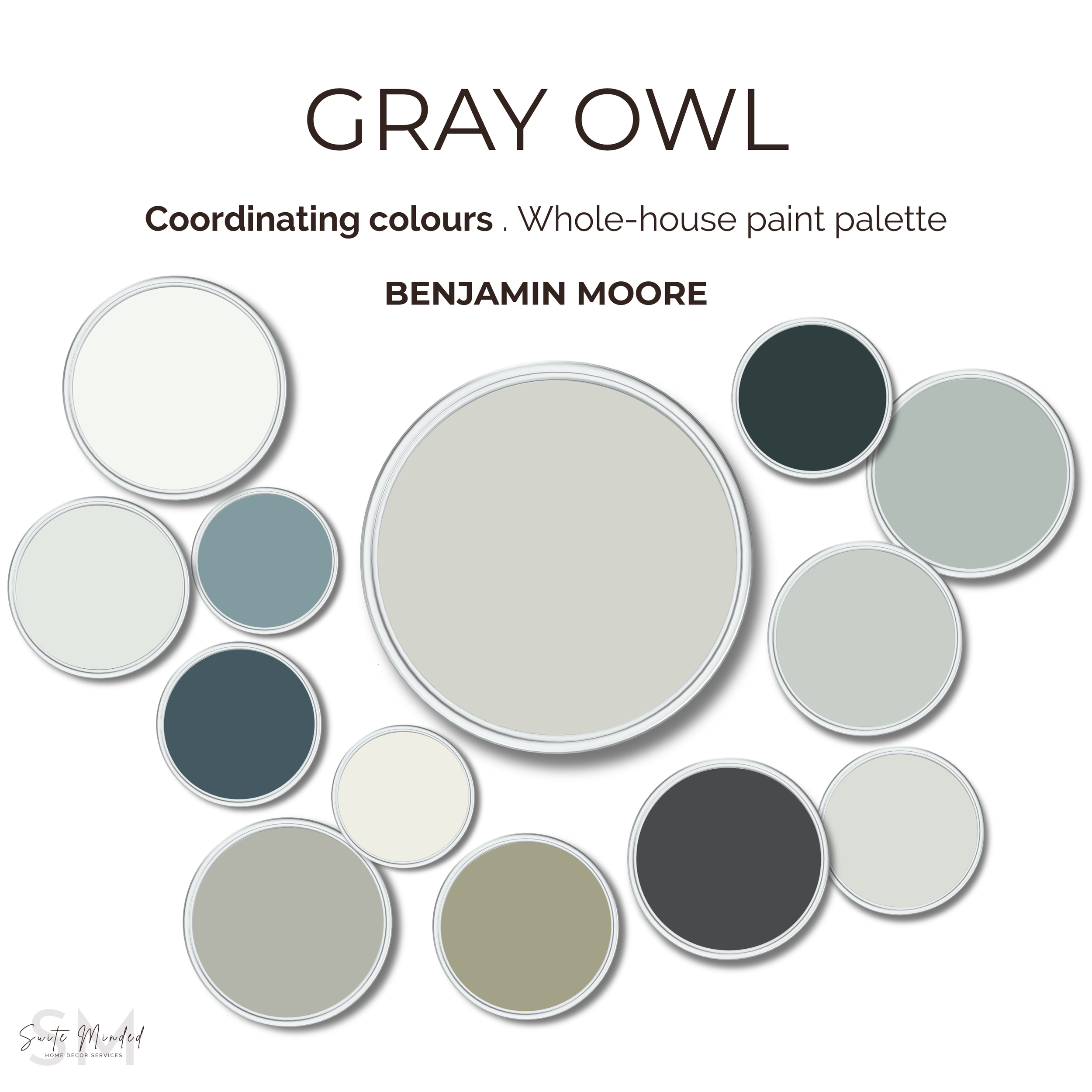 Gray Owl Colour Palette