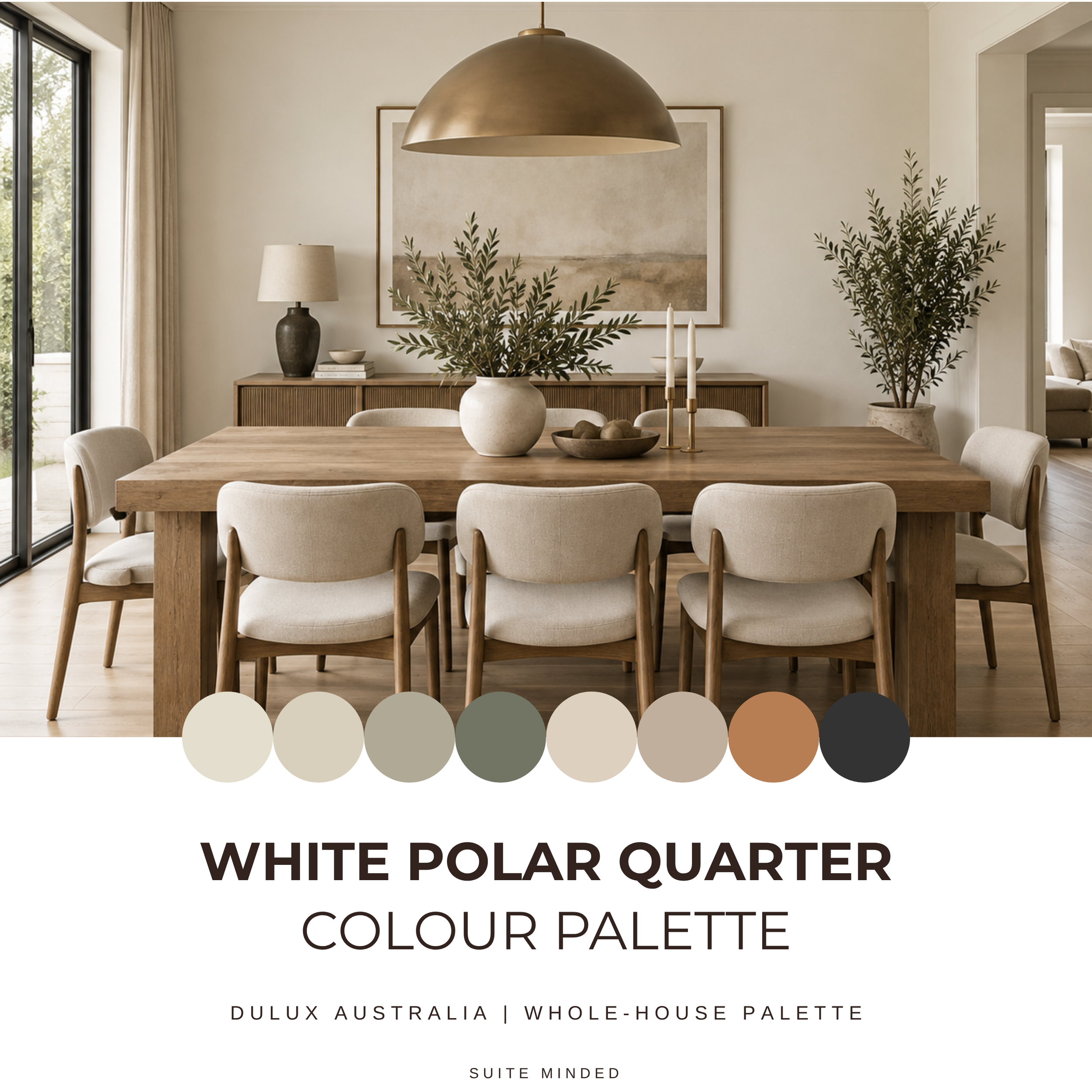 White Polar Quarter Colour Palette