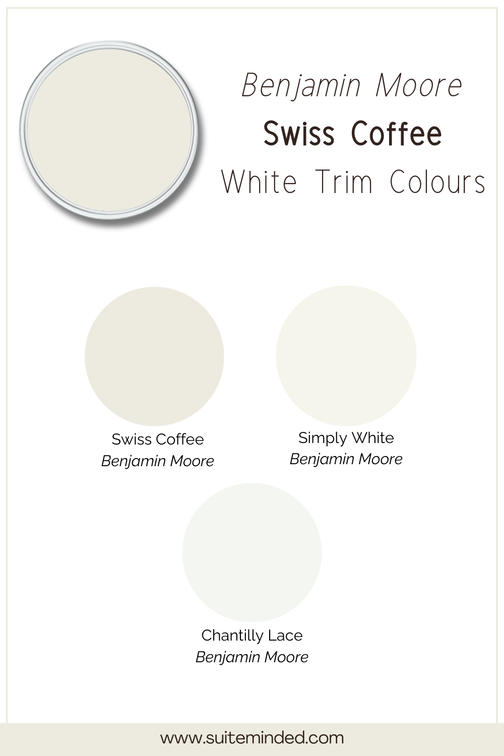 Swiss Coffee OC-45 by Benjamin Moore - Paint Colour Review — Suite Minded