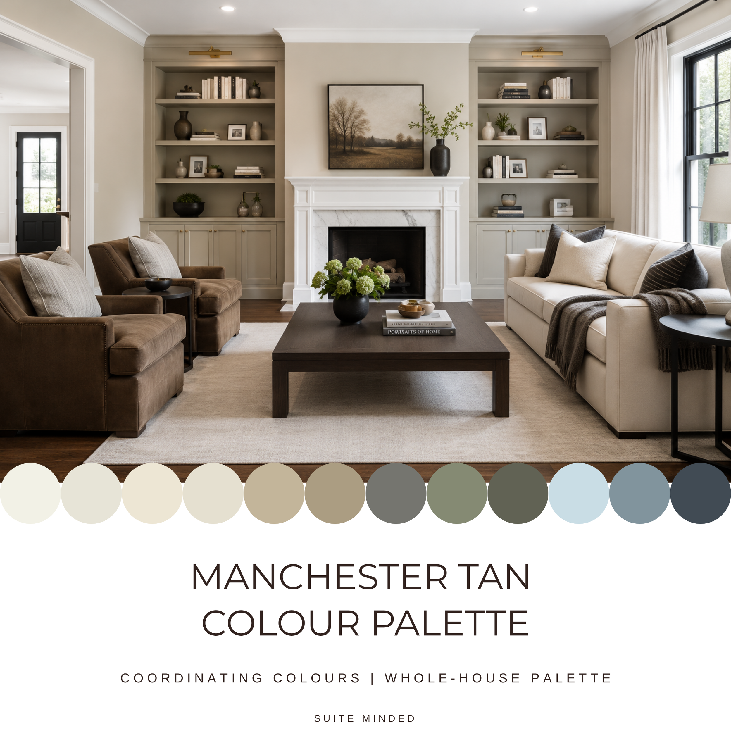 Manchester Tan Colour Palette