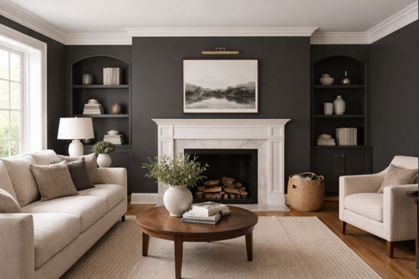 silhouette af-655 benjamin moore colour of the year 2026 paint colour review