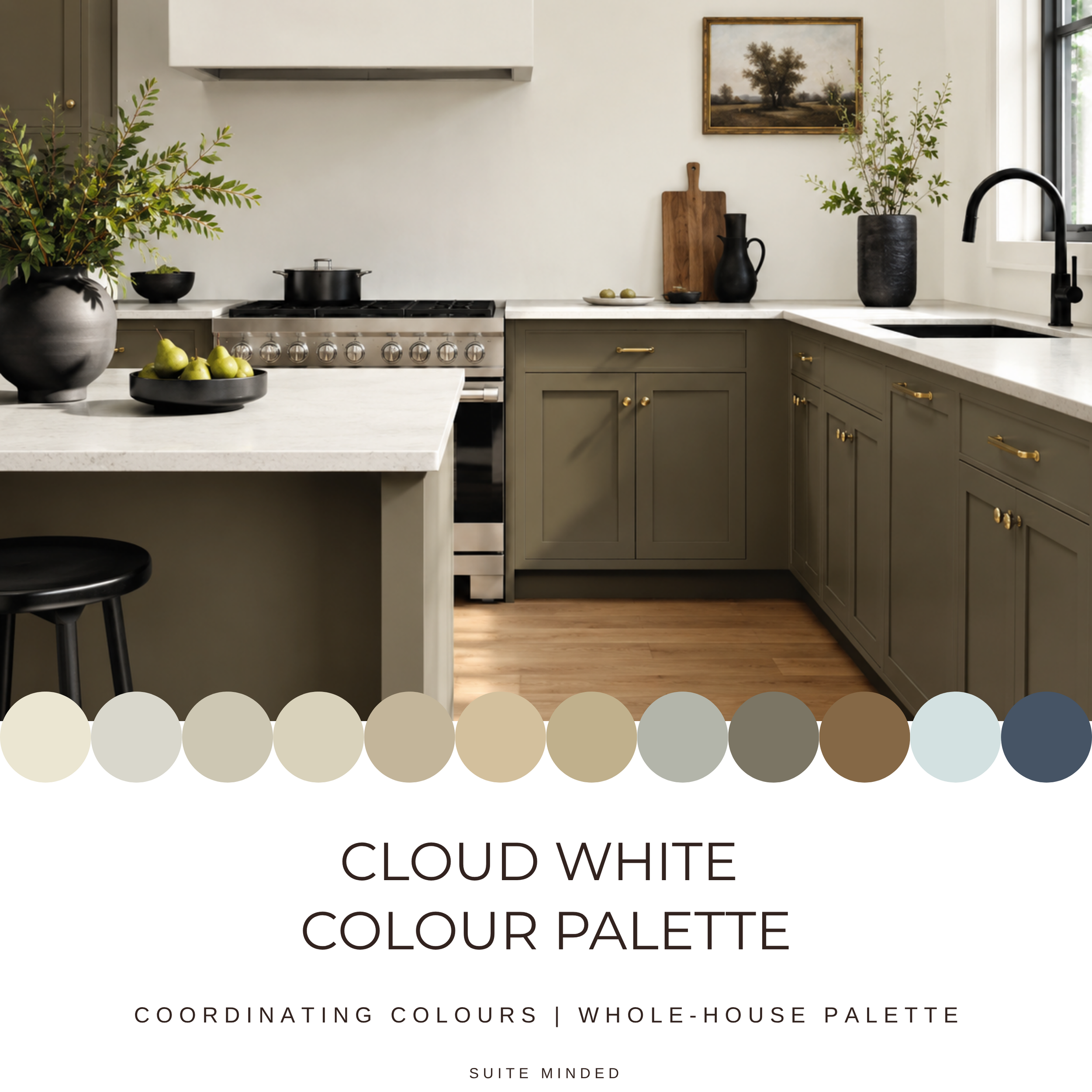 Cloud White Colour Palette