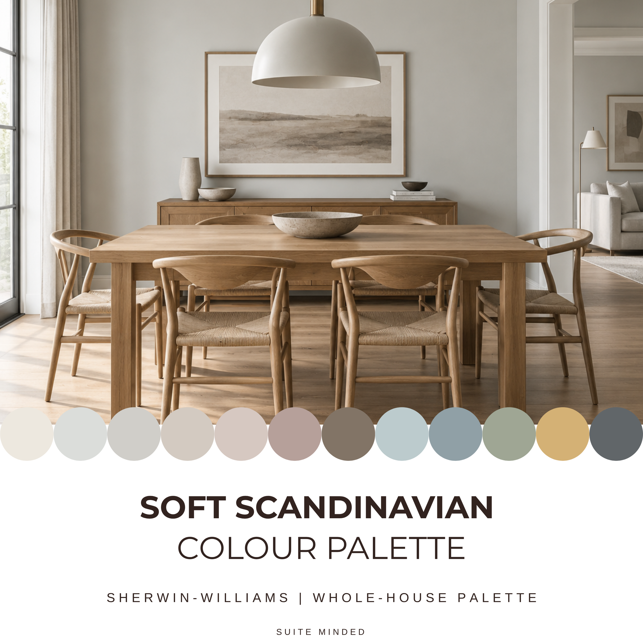 Soft Scandinavian Colour Palette