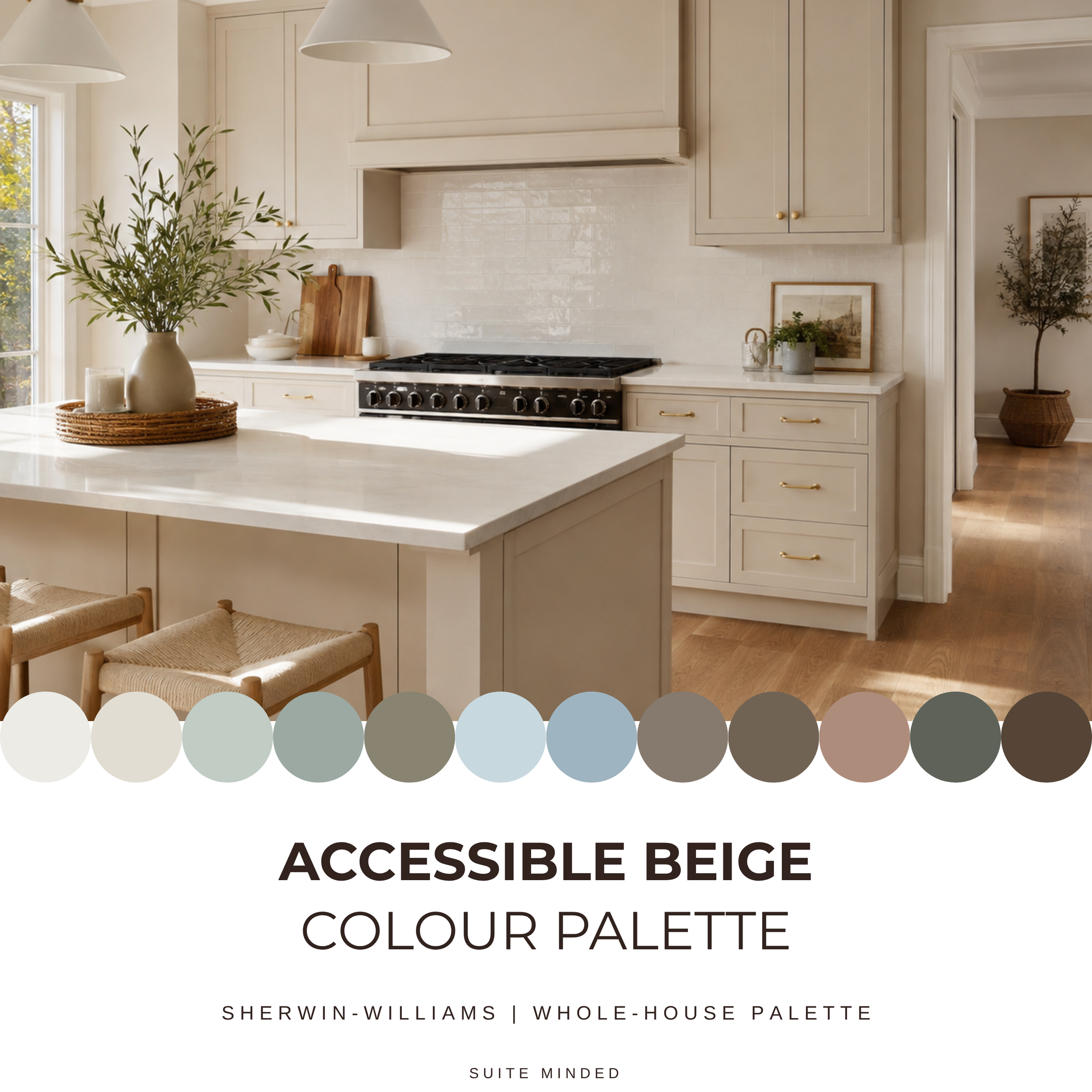 Accessible Beige Colour Palette