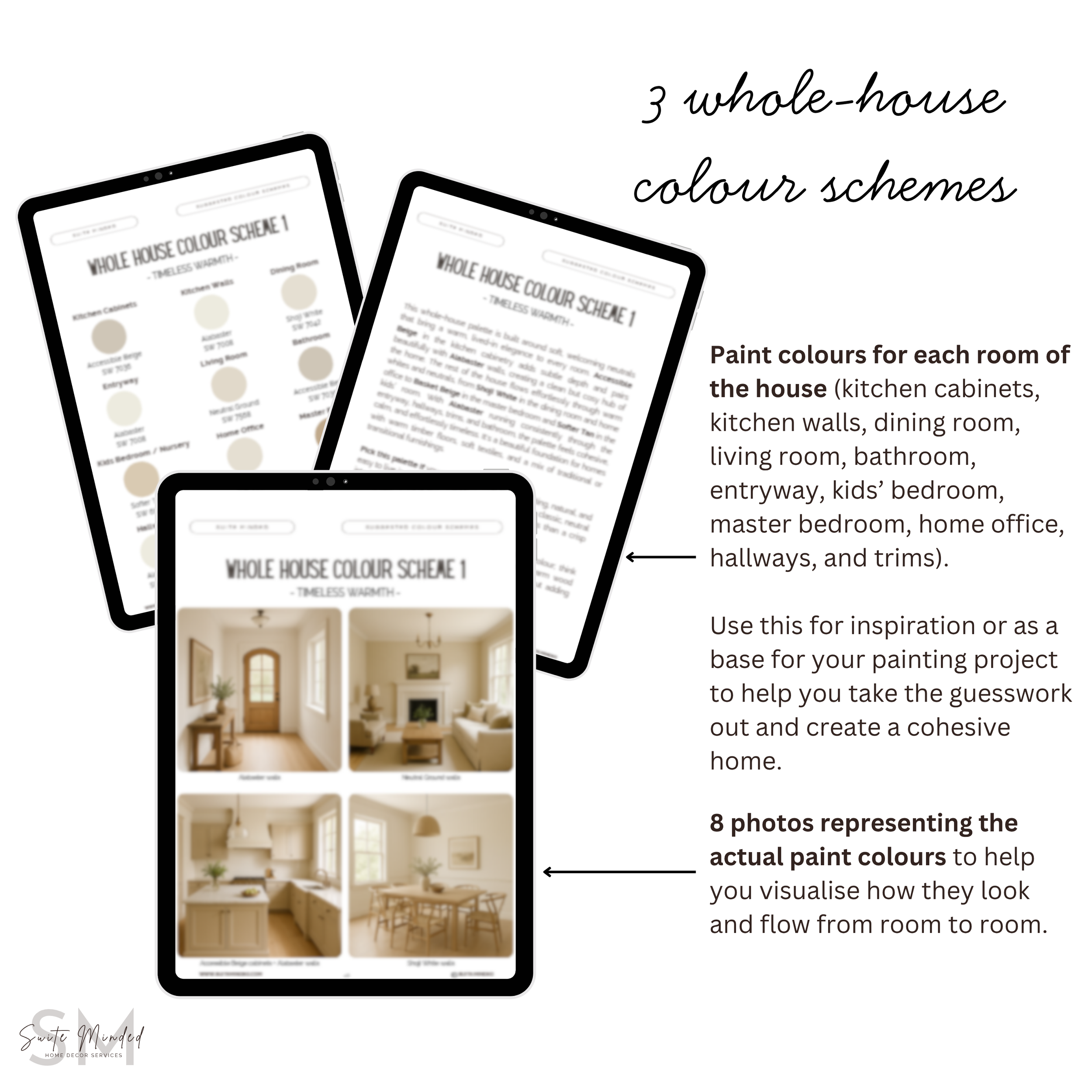 transitional calm whole house colour palette - sherwin williams paint colours