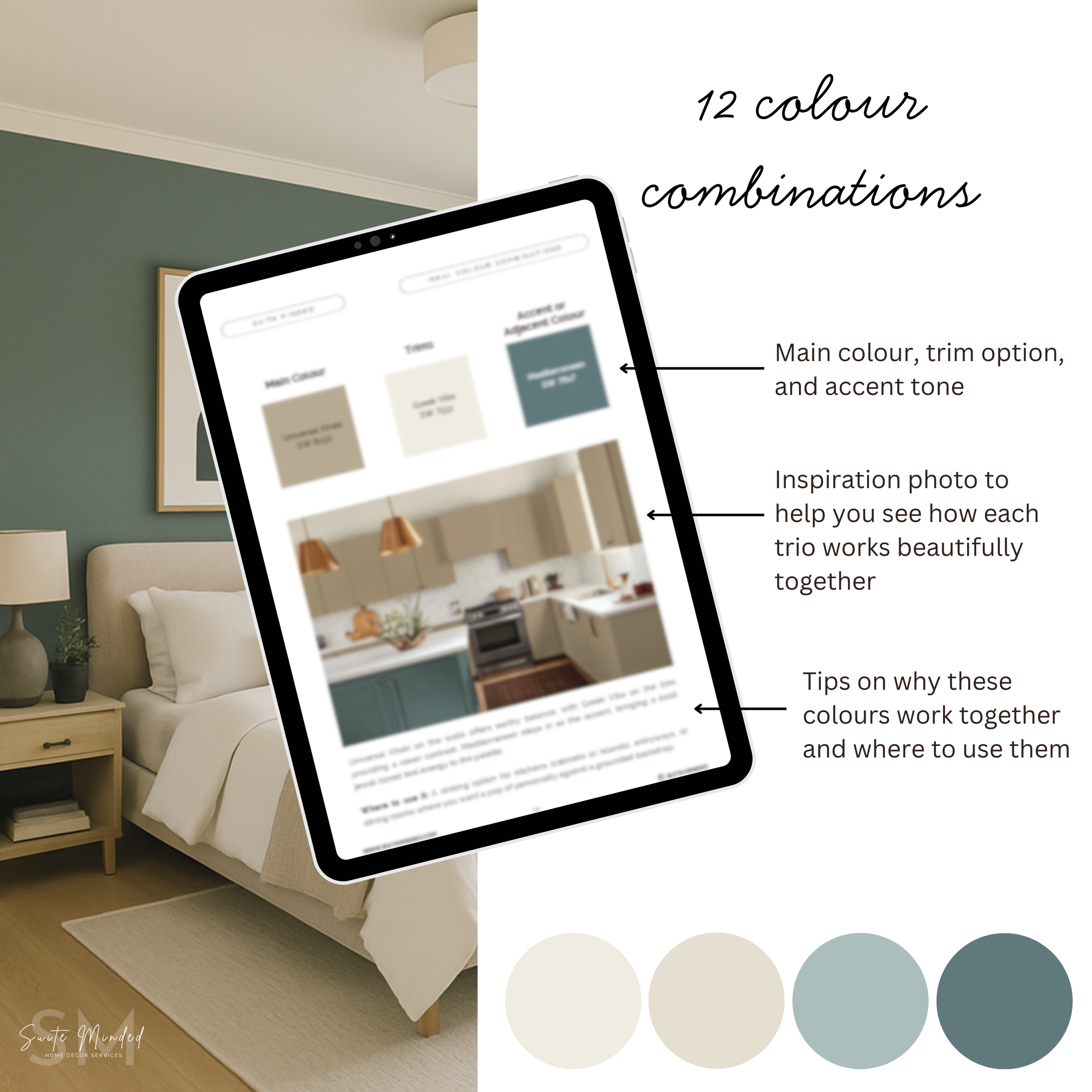 Universal Khaki Sherwin-Williams - 12 Coordinating Colors - Whole House Paint Palette