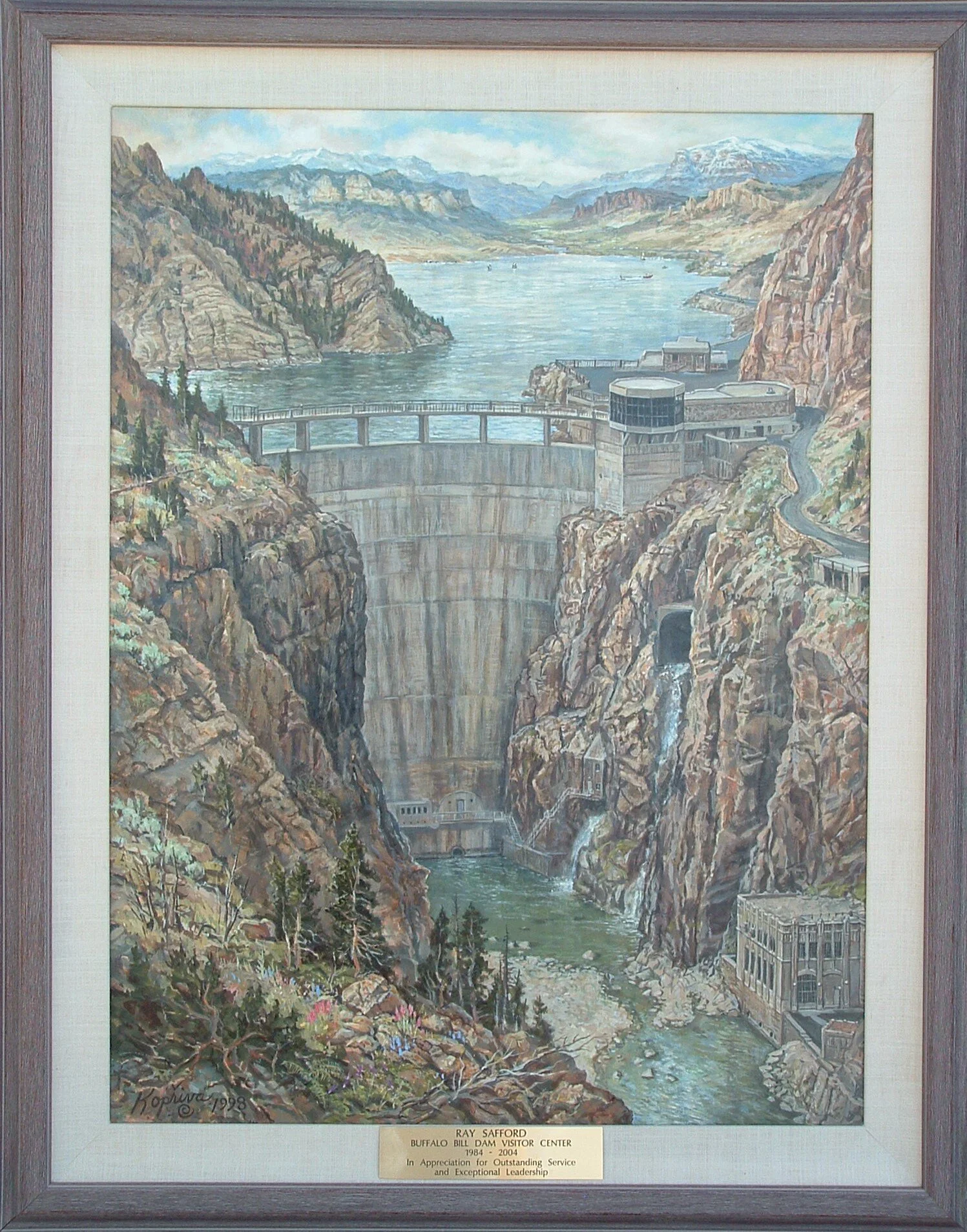 30"x36" Buffalo Bill Dam