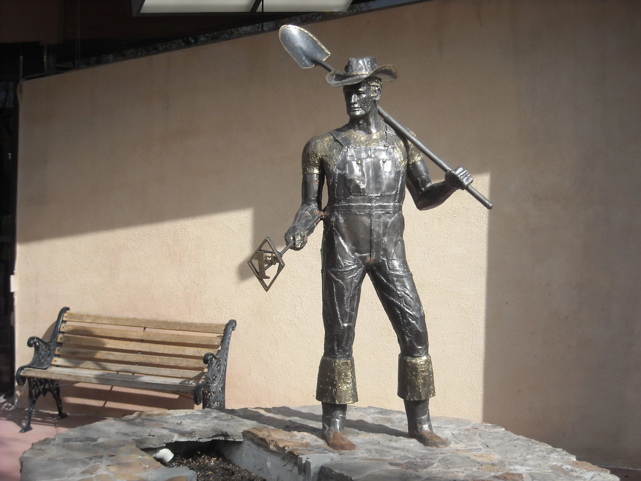 "Desert Redeemer" - Life Size Brazed Steel