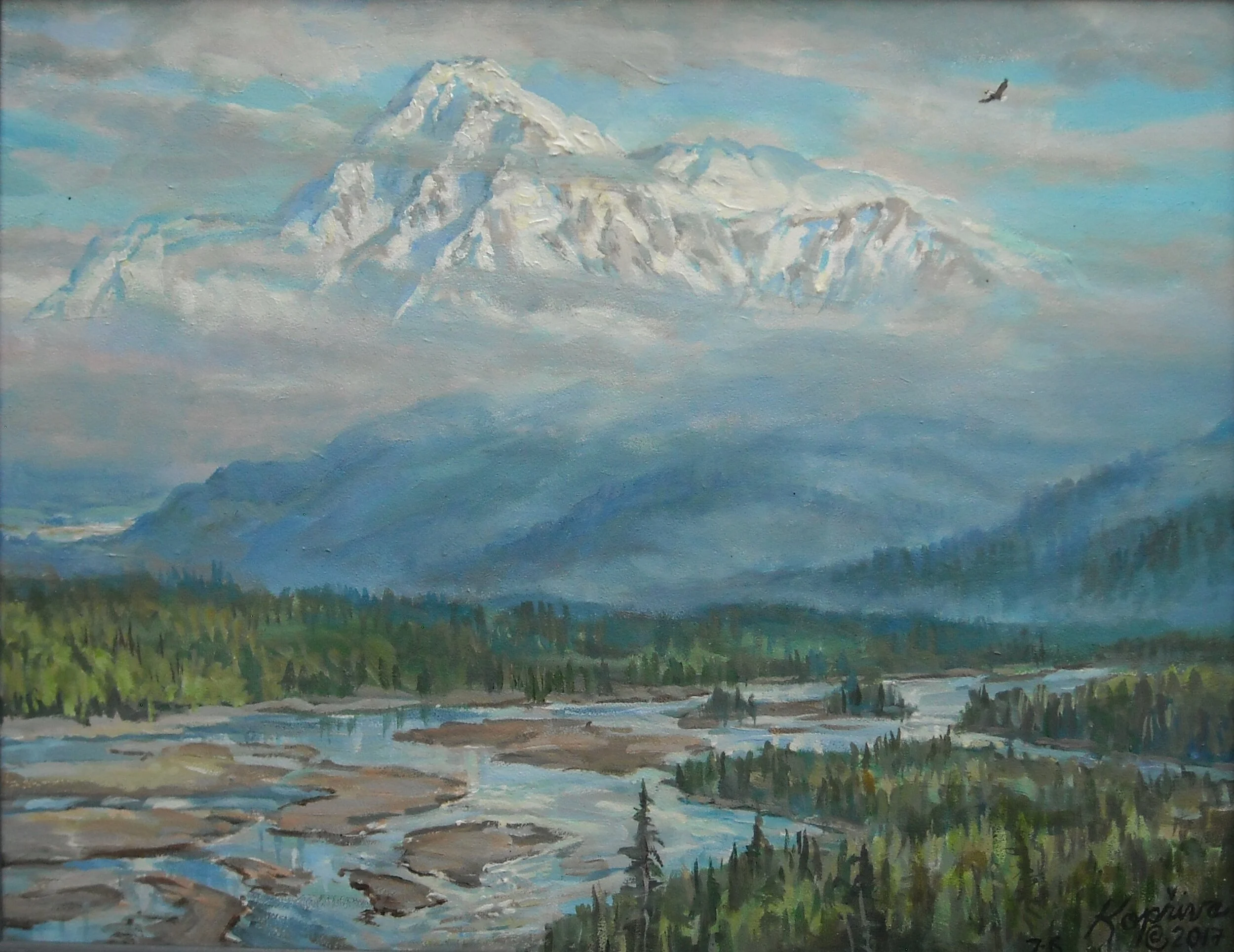Denali Unveiled 14"x18"