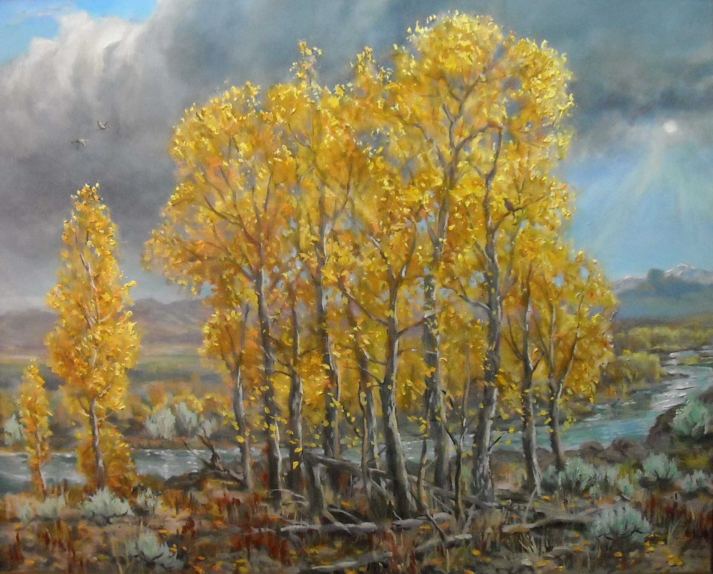 October on the Shoshone 24"x30"