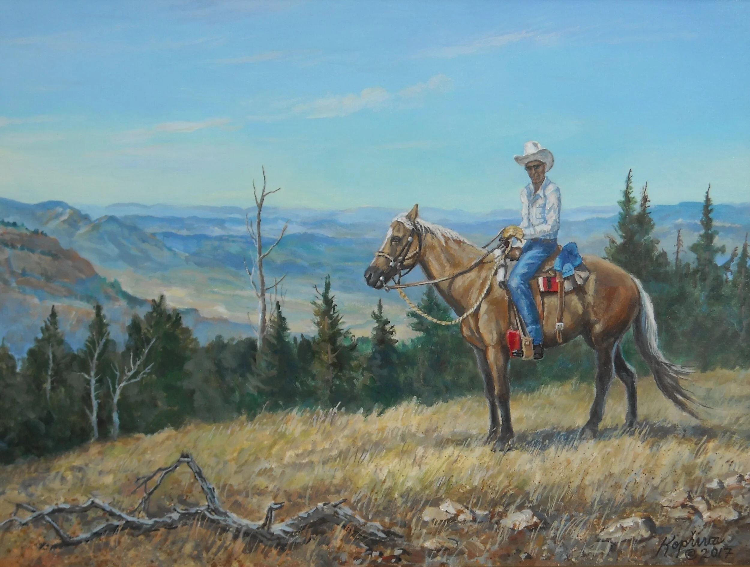 Judd Hummer on Horseback