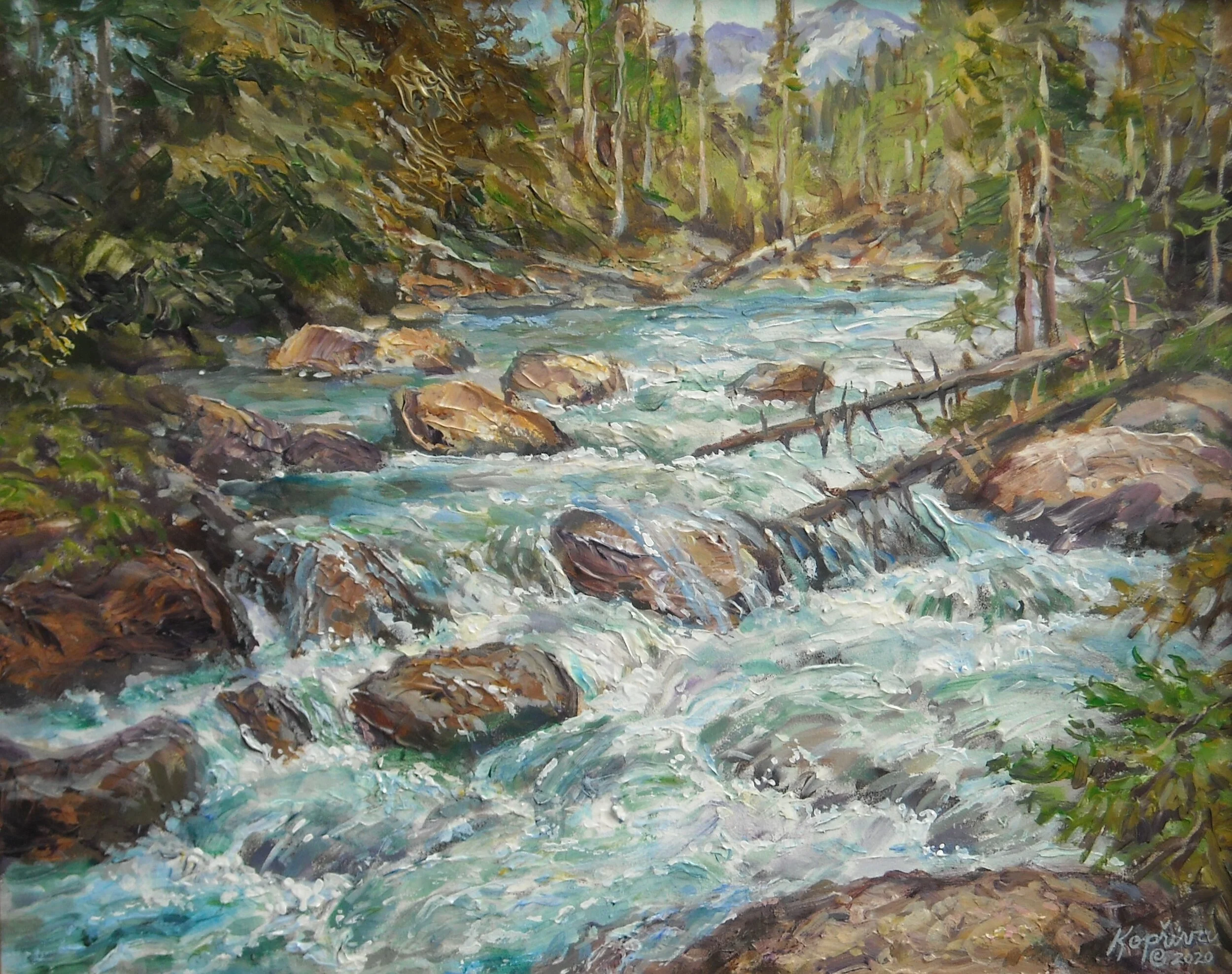 Avalanche Creek Glacier National Park 16"x20"