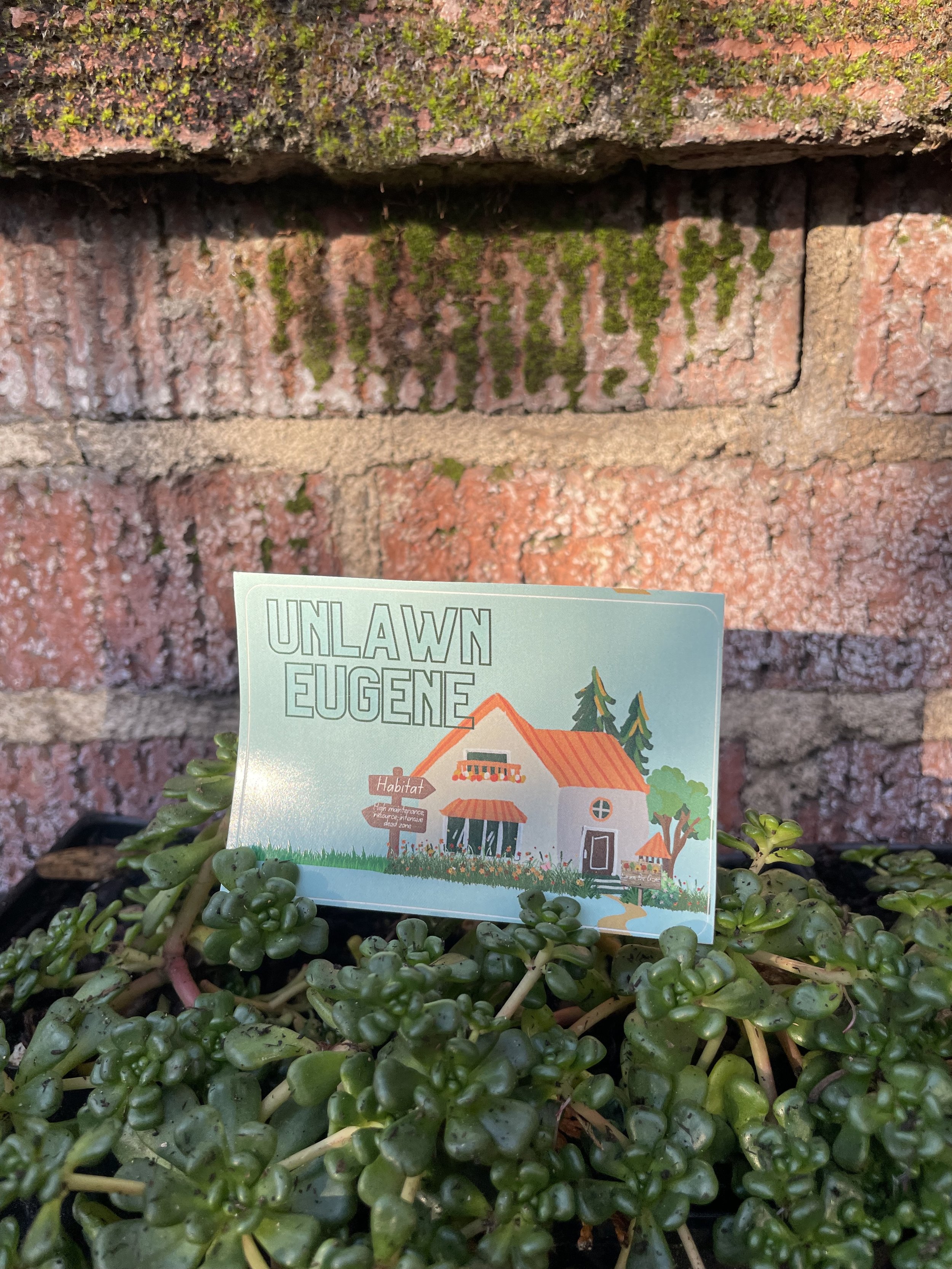Unlawn Eugene Sticker