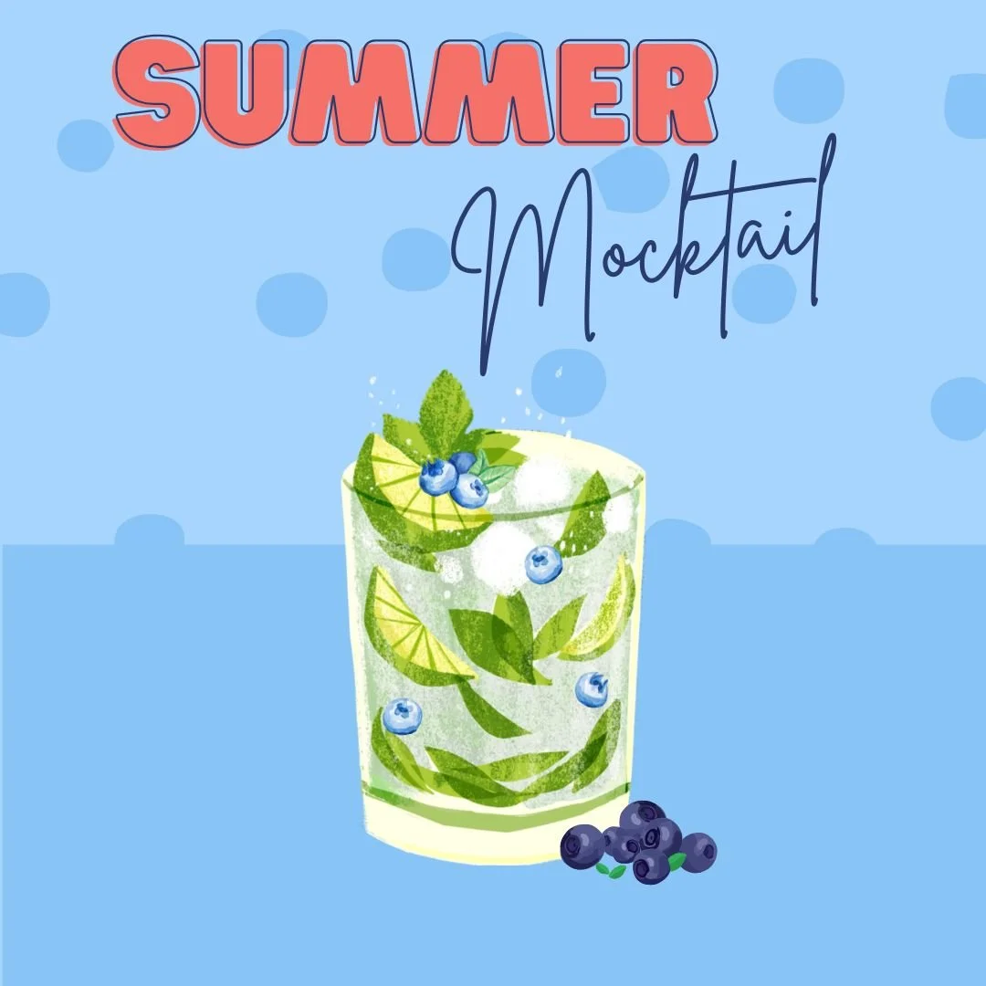 Virgin Blueberry Mojito