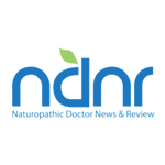 Logo of NDNR, a nonprofit organization, with the name written in blue text and a small green leaf above the 'n'.