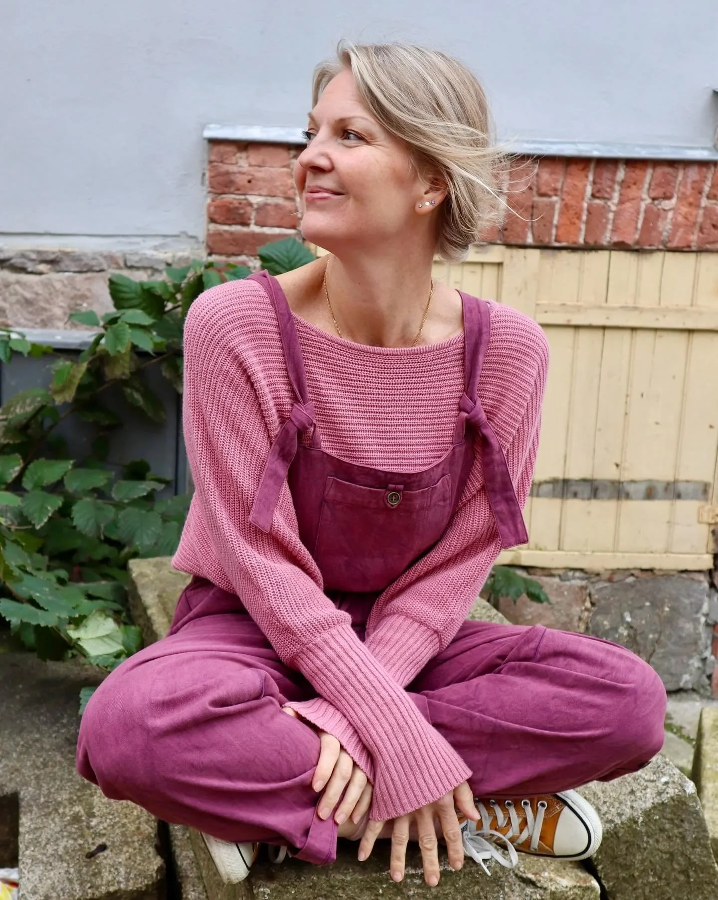 Color me happy 💕💕💕 
Una overall og Martha Poncho genser 🥰