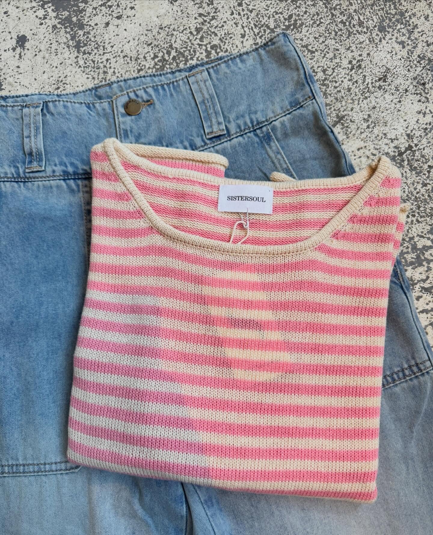 Marielle genser og Anette denim pant 💕