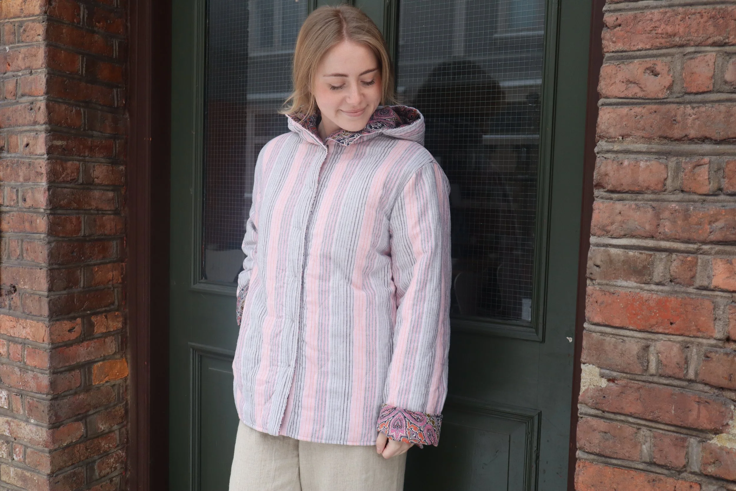 Quilted jakke striper 2.JPG